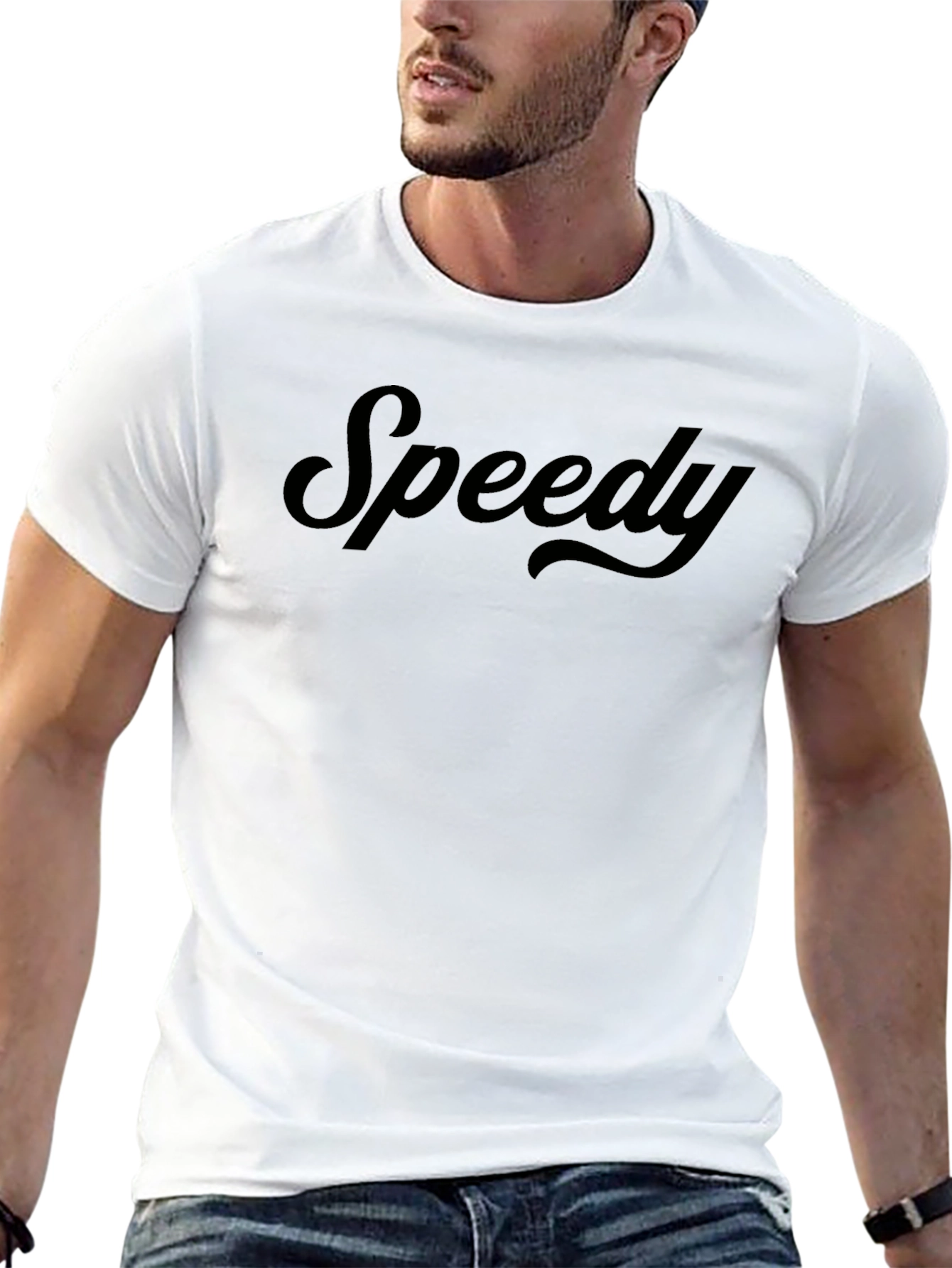 Speedy Graphic Tee - Premium Black Cotton T-Shirt