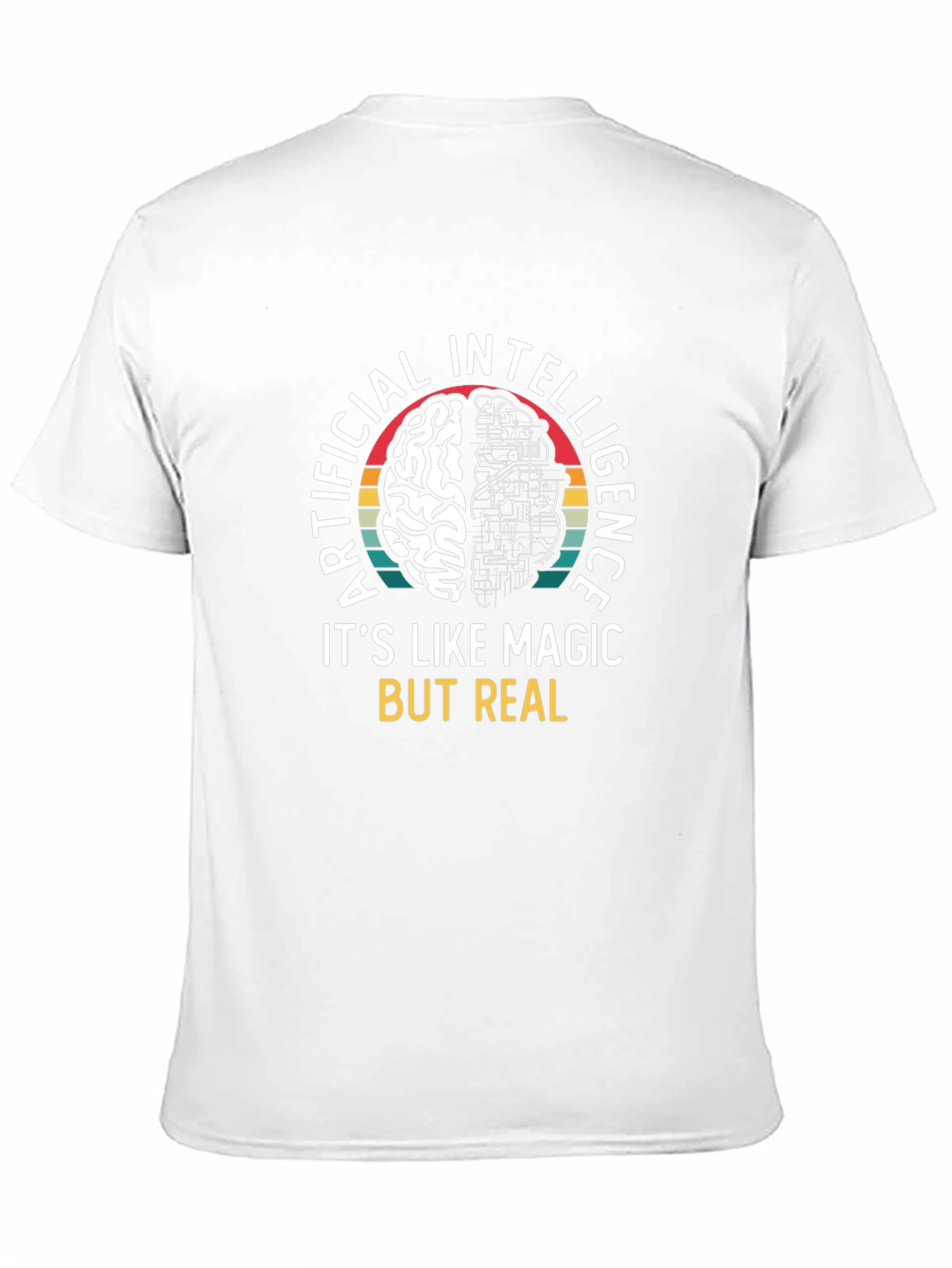 AI Brain T-Shirt: Artificial Intelligence Magic