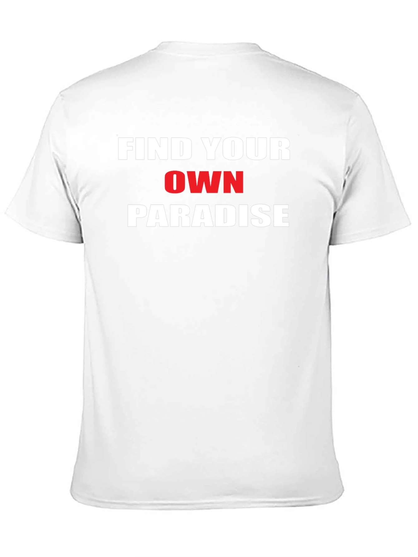 Find Your Own Paradise Graphic Tee - Stylish Comfort
