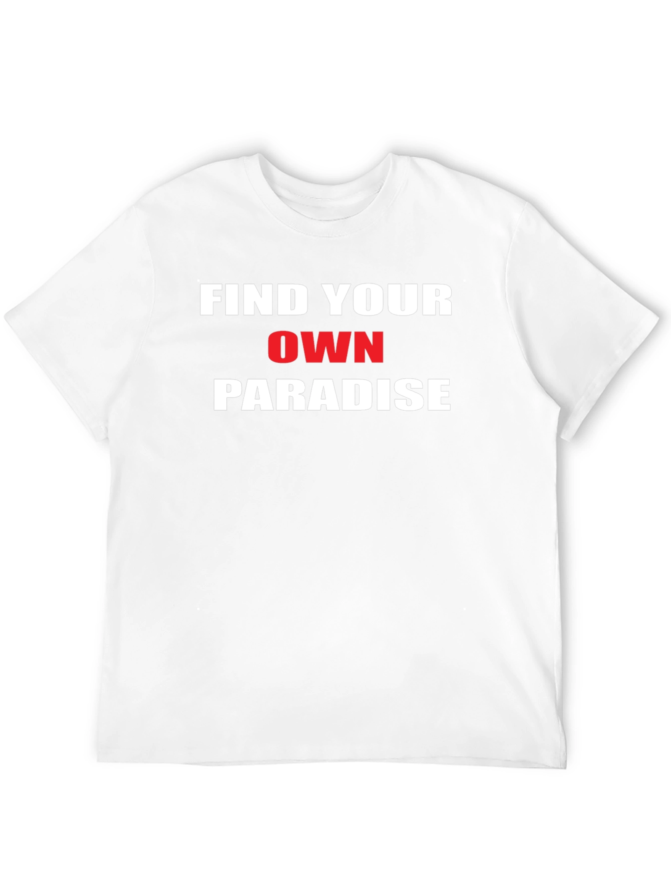 Find Your Own Paradise Graphic Tee - Stylish Comfort