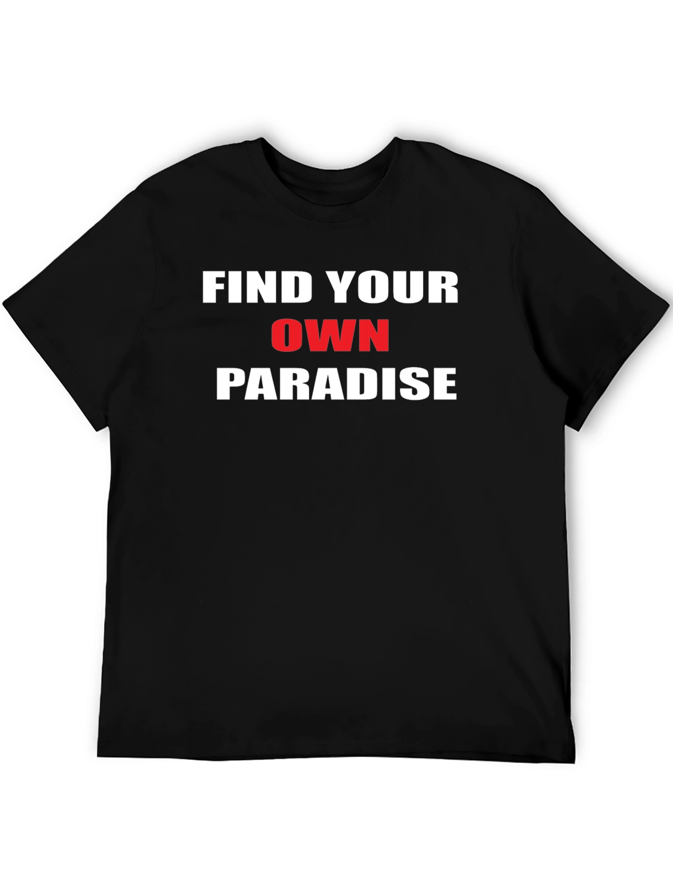 Find Your Own Paradise Graphic Tee - Stylish Comfort