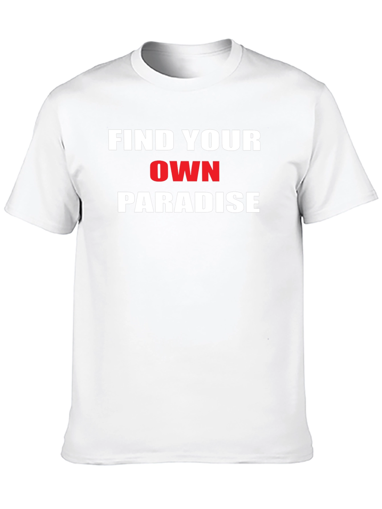 Find Your Own Paradise Graphic Tee - Stylish Comfort