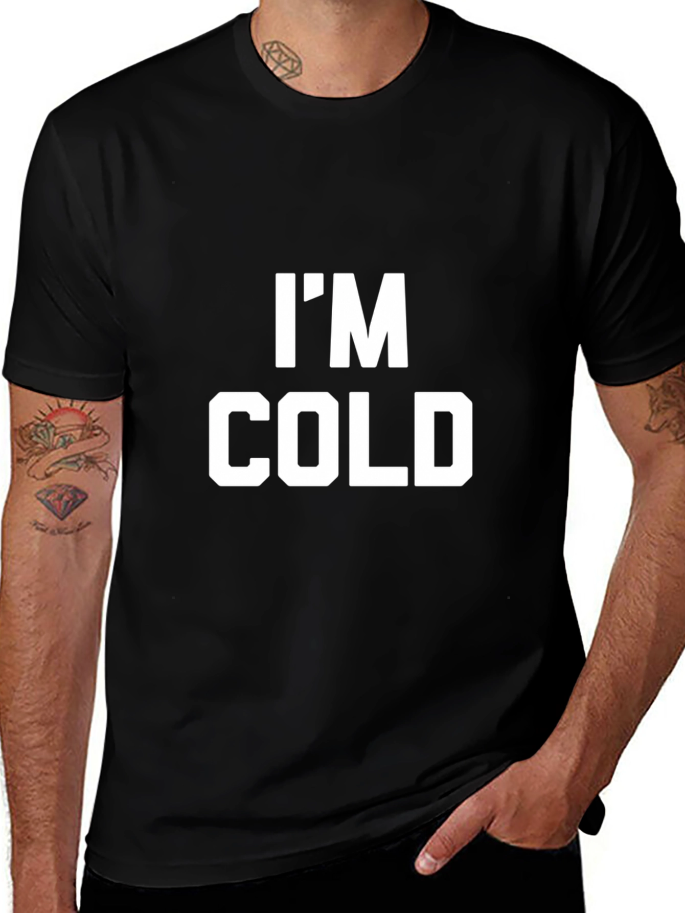Im Cold Graphic Tee - Funny Unisex T-Shirt