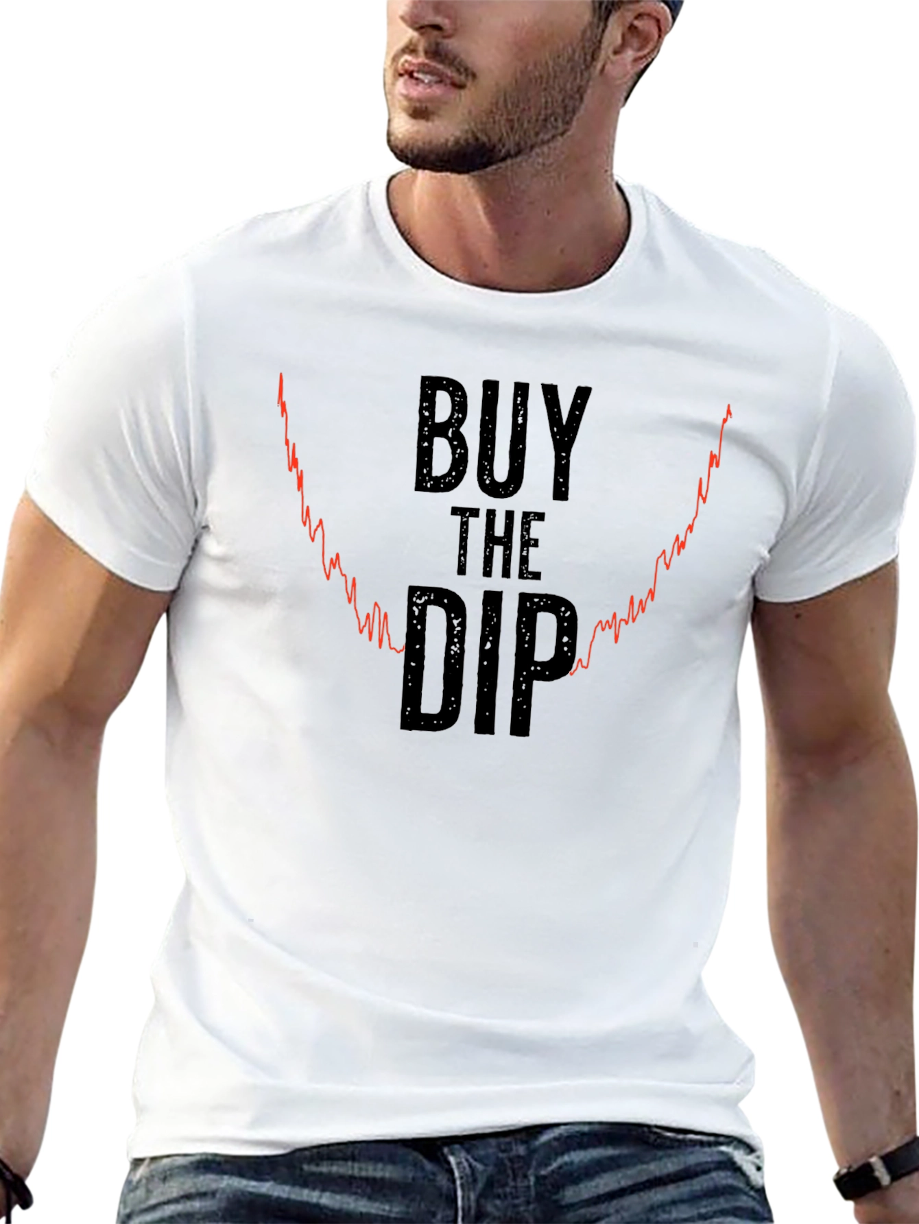 Buy the Dip Black Graphic Tee