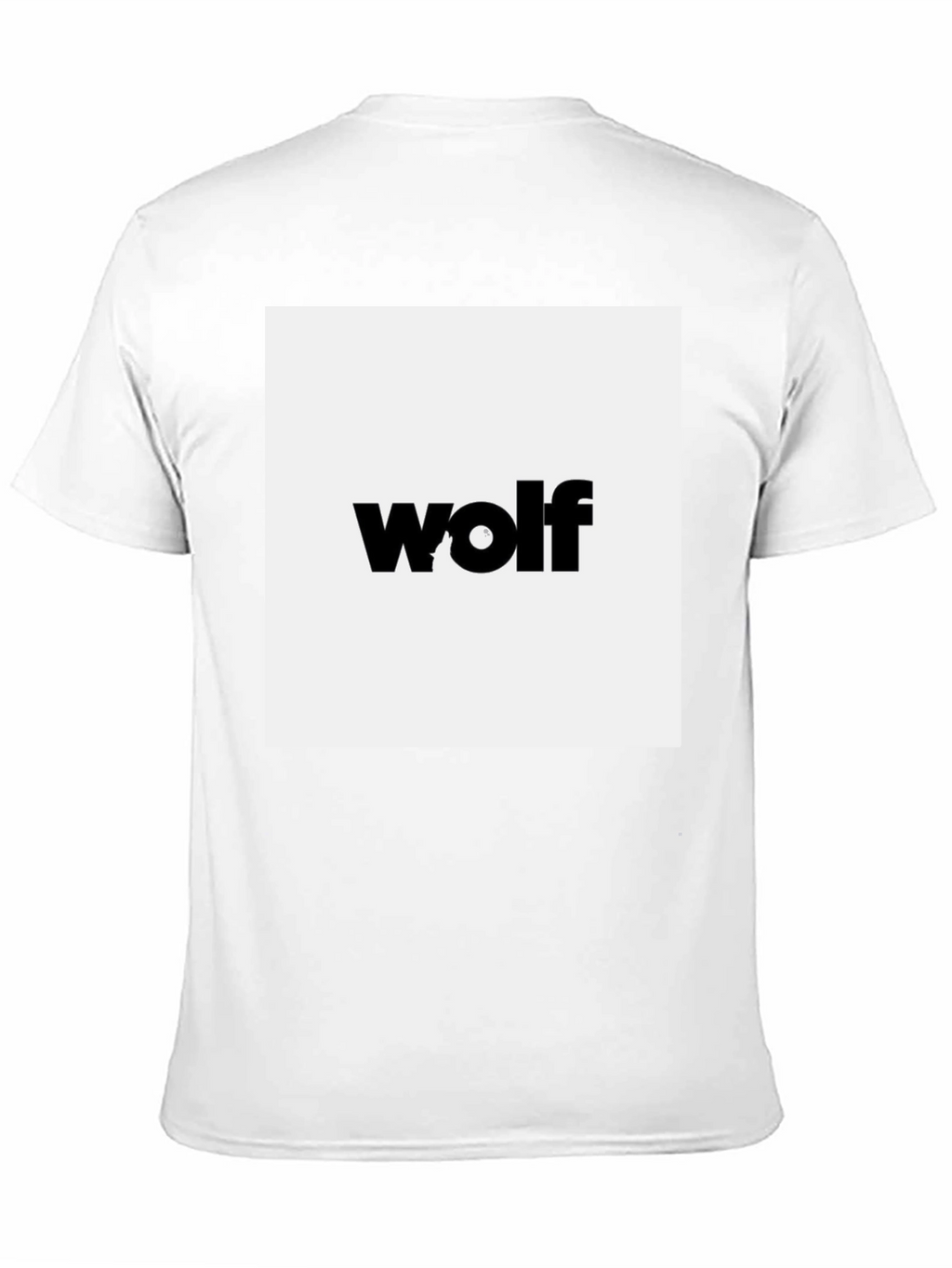 Wolf Graphic Black Tee - Modern Style