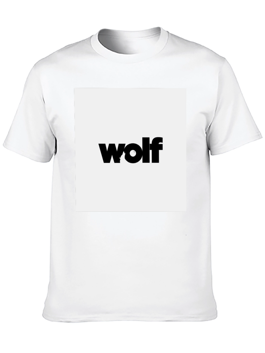 Wolf Graphic Black Tee - Modern Style