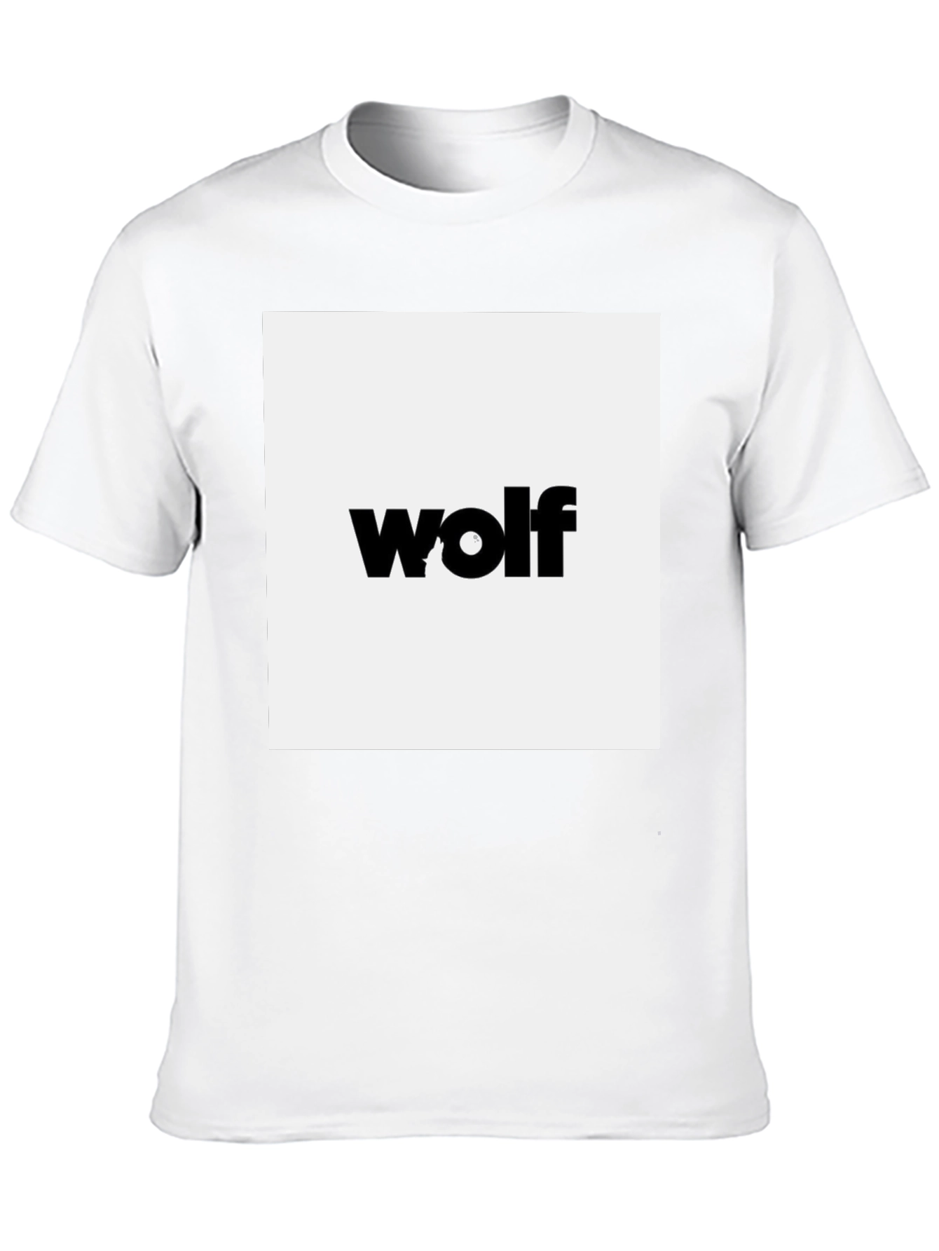 Wolf Graphic Black Tee - Modern Style