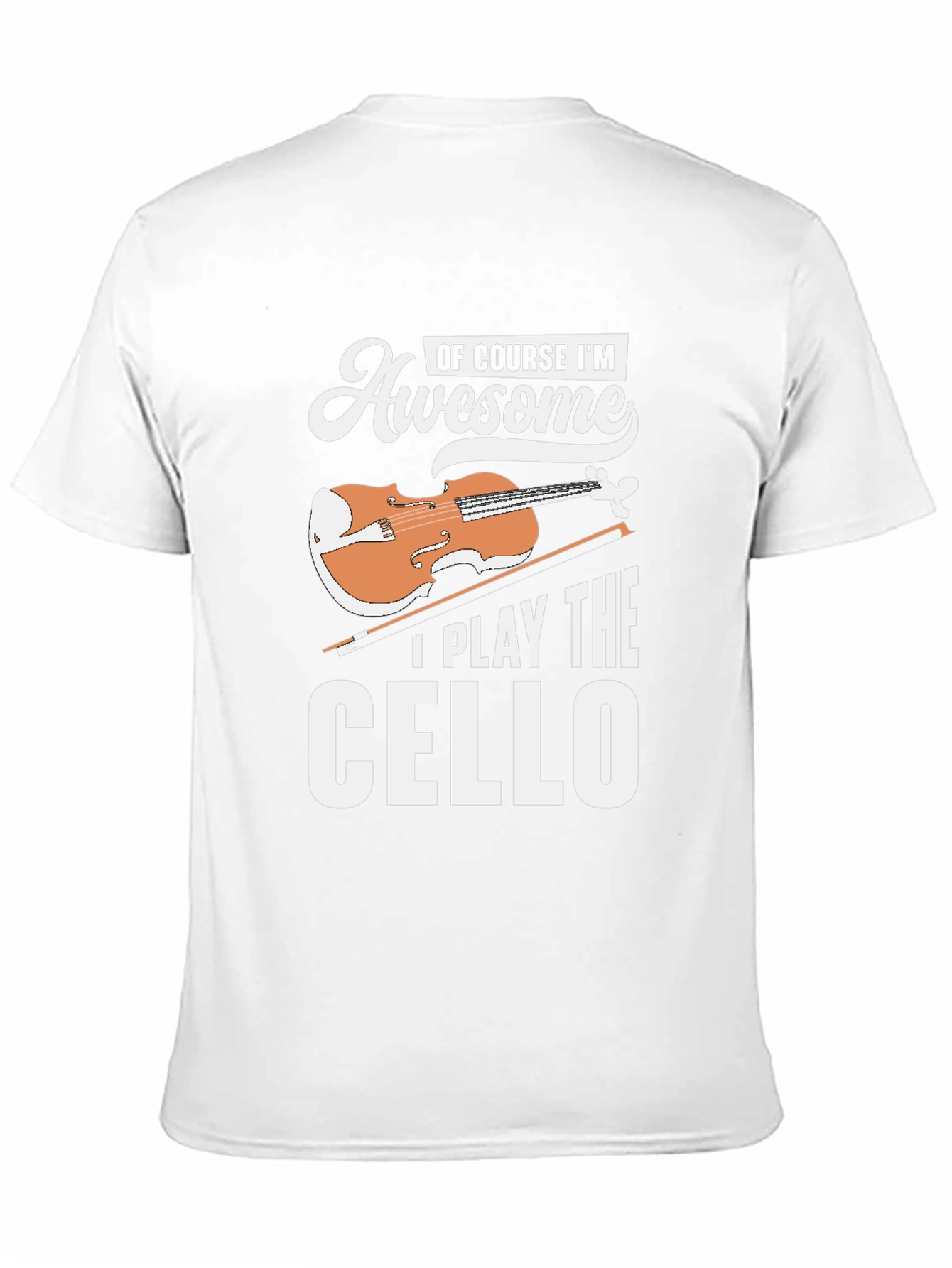 Awesome Cello Player Black T-Shirt