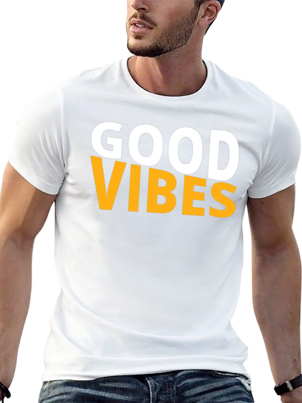 Good Vibes Graphic Tee - Black
