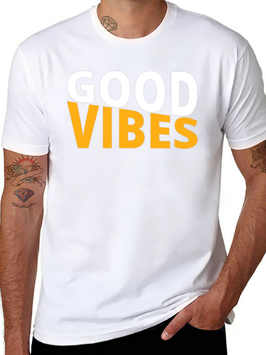 Good Vibes Graphic Tee - Black