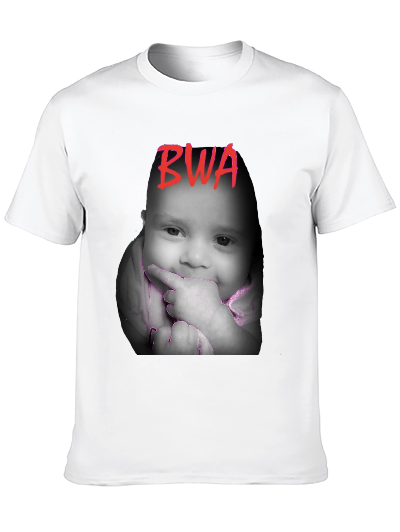 BWA Baby Face Black T-Shirt