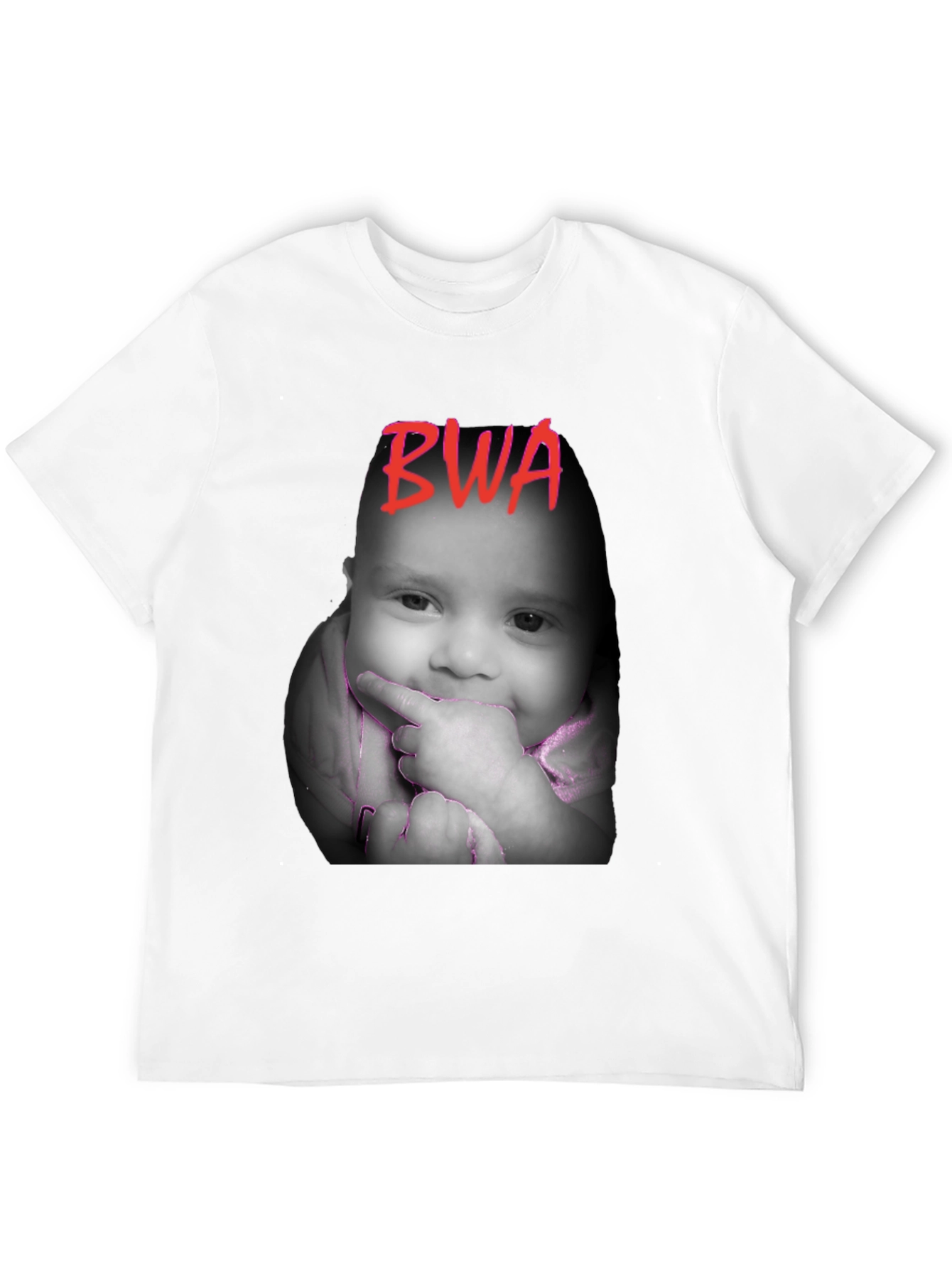 BWA Baby Face Black T-Shirt