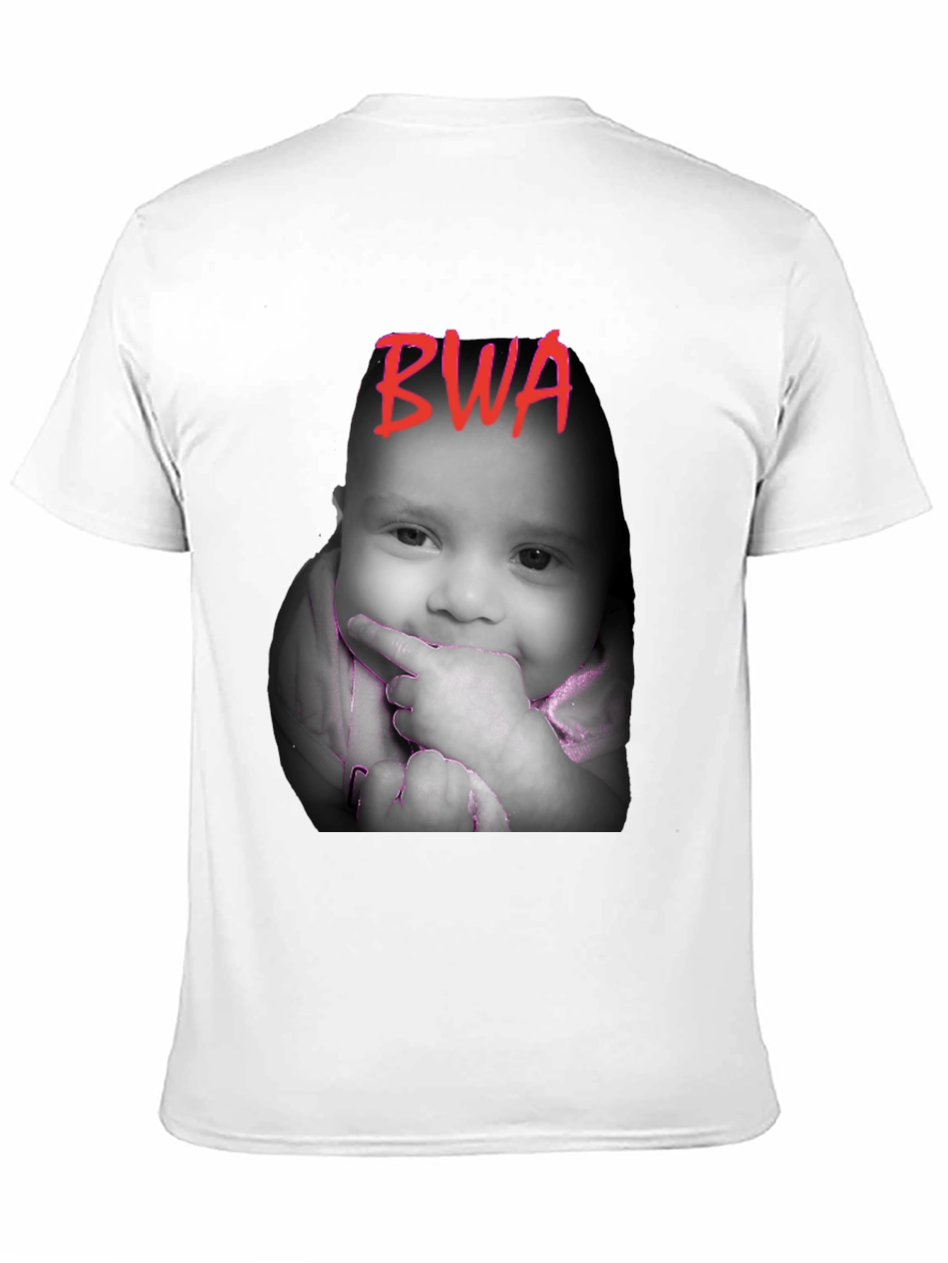 BWA Baby Face Black T-Shirt