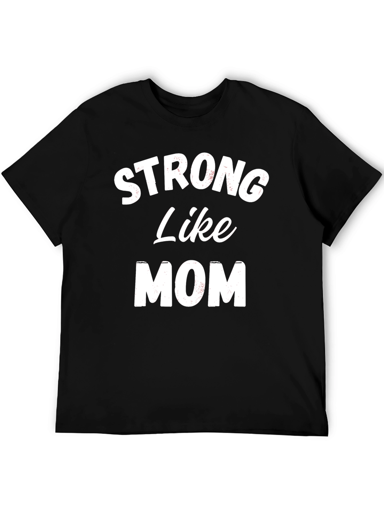 Strong Like Mom Graphic Tee - Black