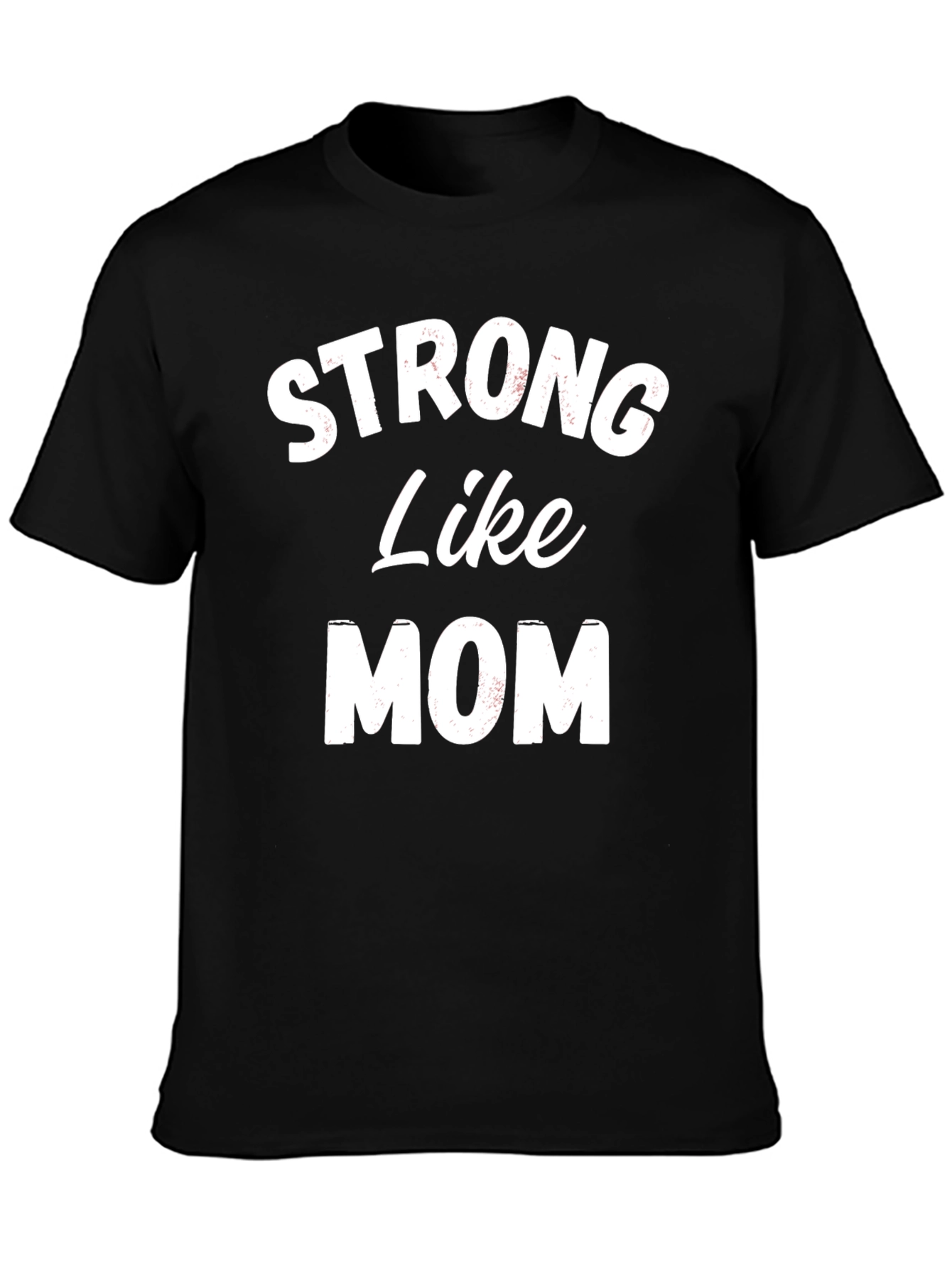 Strong Like Mom Graphic Tee - Black