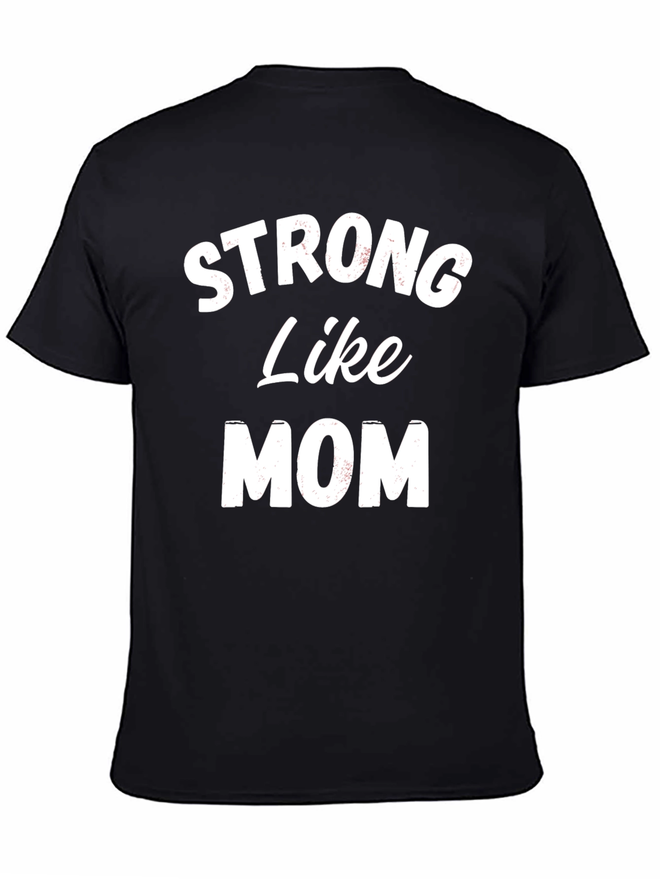 Strong Like Mom Graphic Tee - Black