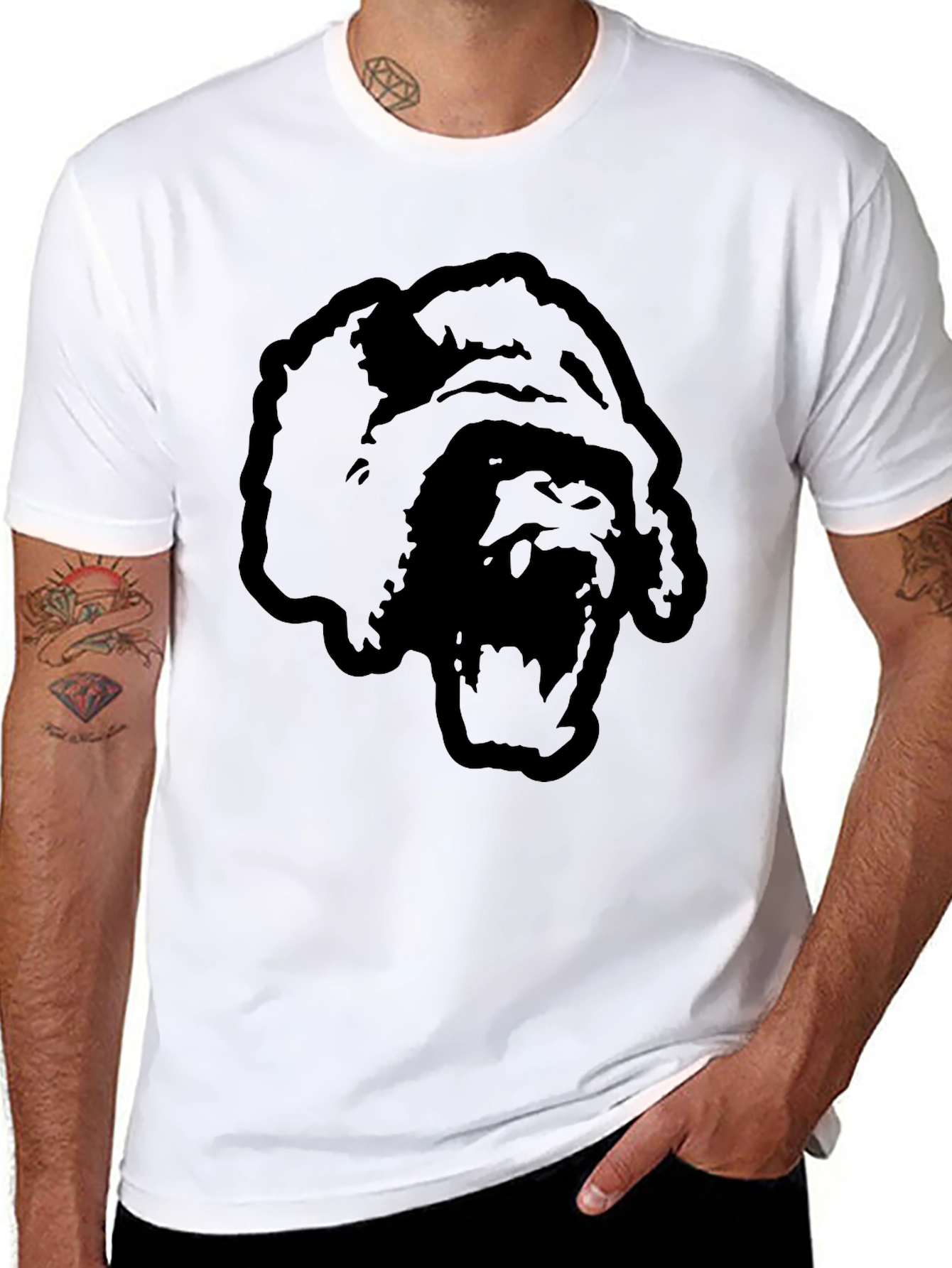 Black Gorilla Graphic Tee - Stylish and Bold
