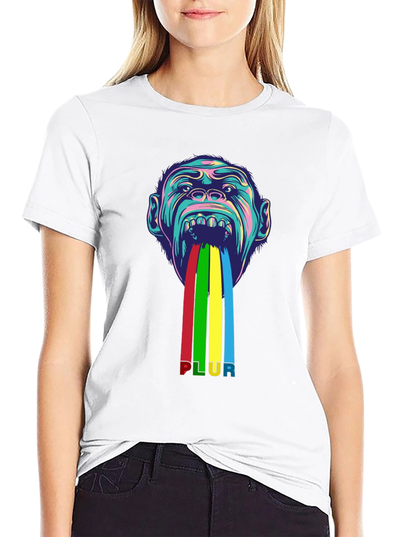 Colorful Monkey Tee