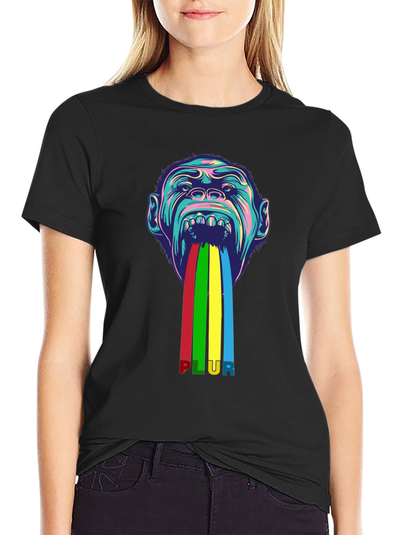 Colorful Monkey Tee