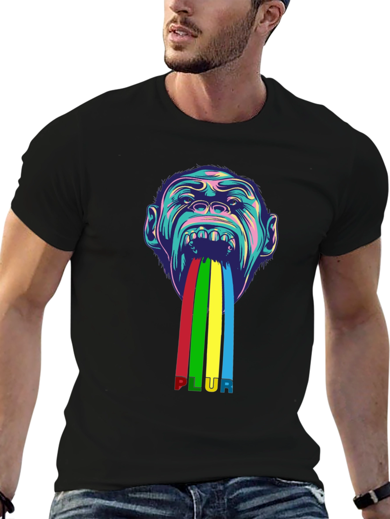 Colorful Monkey Tee