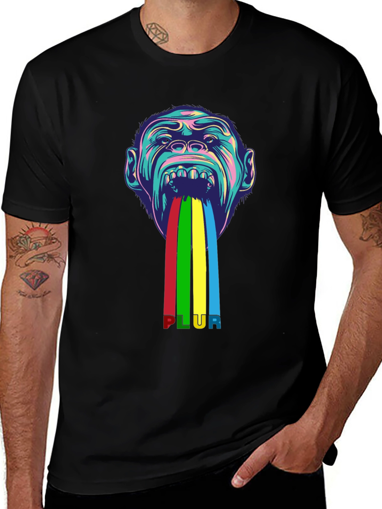 Colorful Monkey Tee