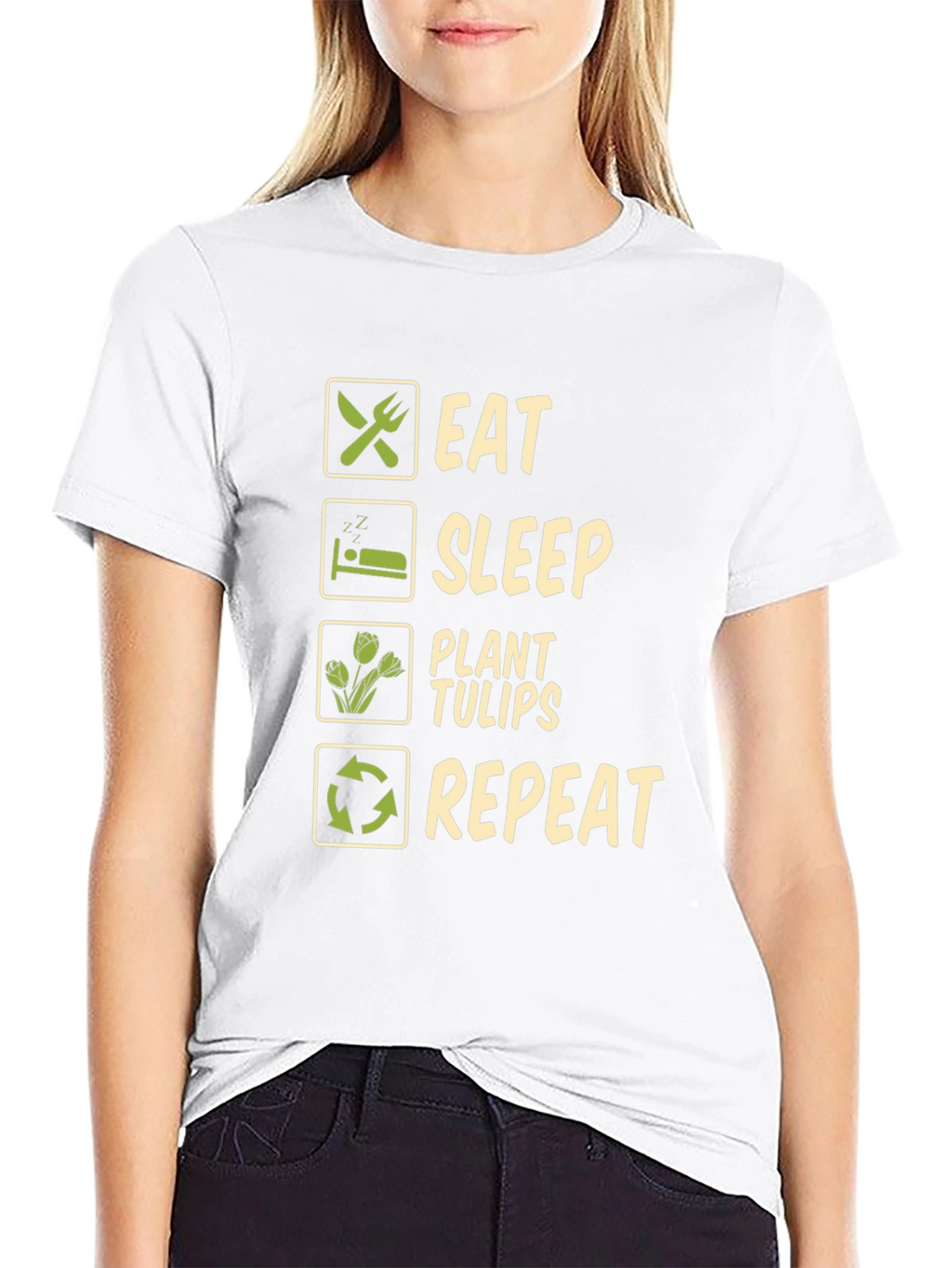 Eat Sleep Plant Tulips Repeat T-Shirt