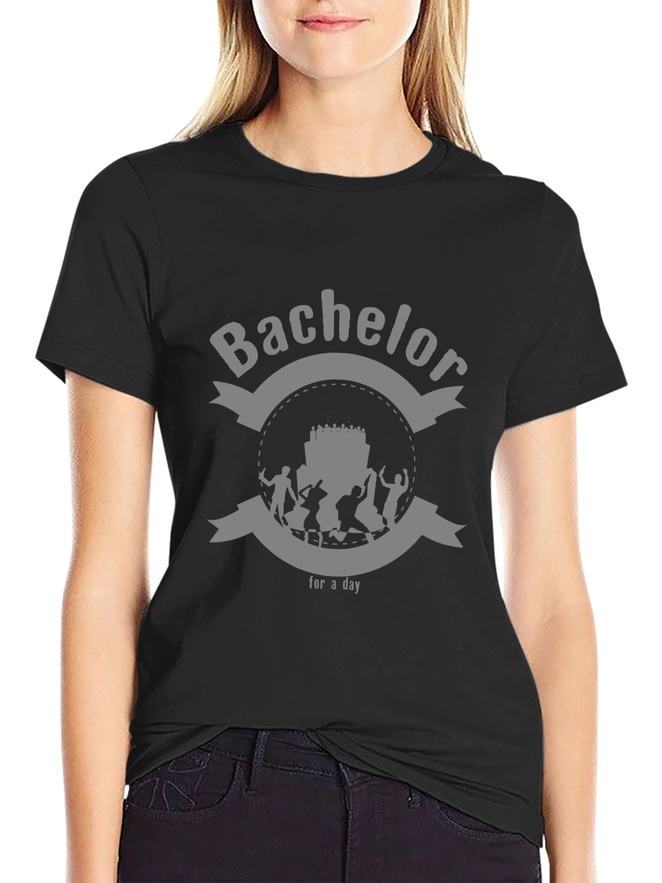 Bachelor for a Day Black T-Shirt