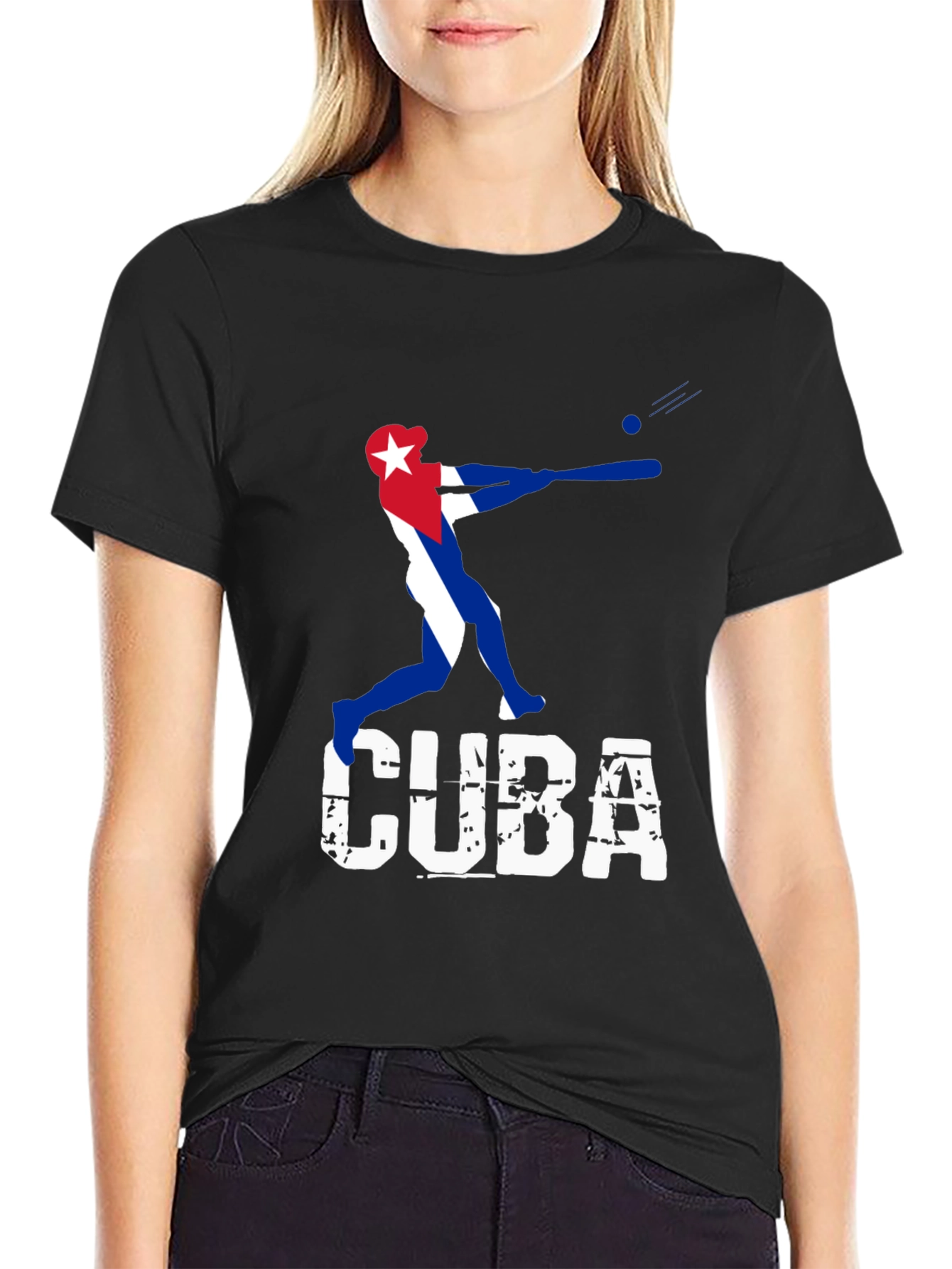 Cuba Baseball Graphic Tee