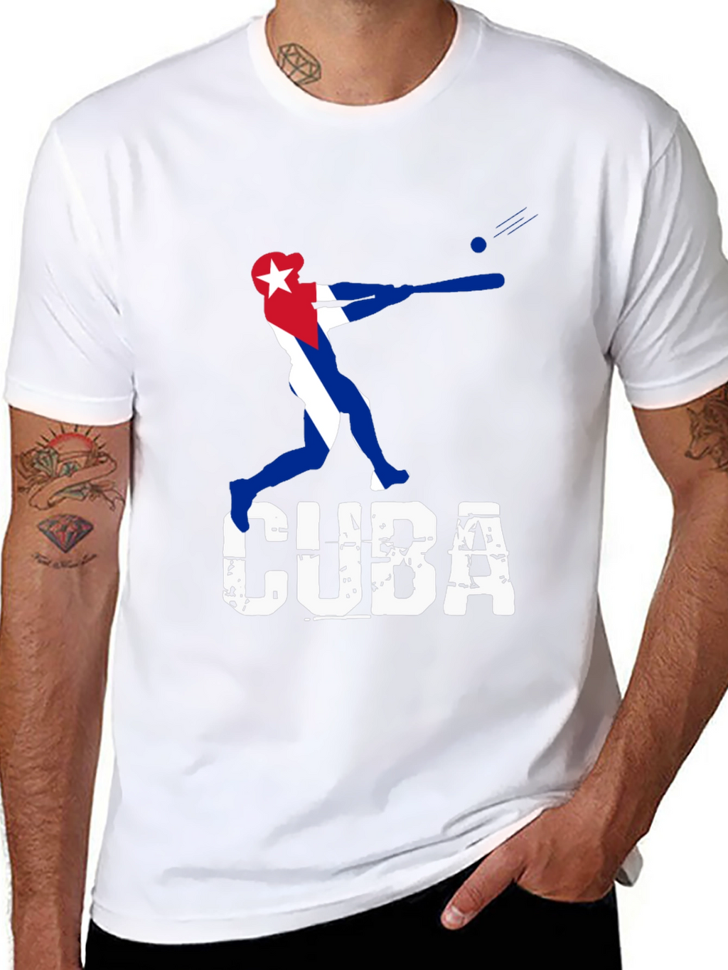 Cuba Baseball Graphic Tee