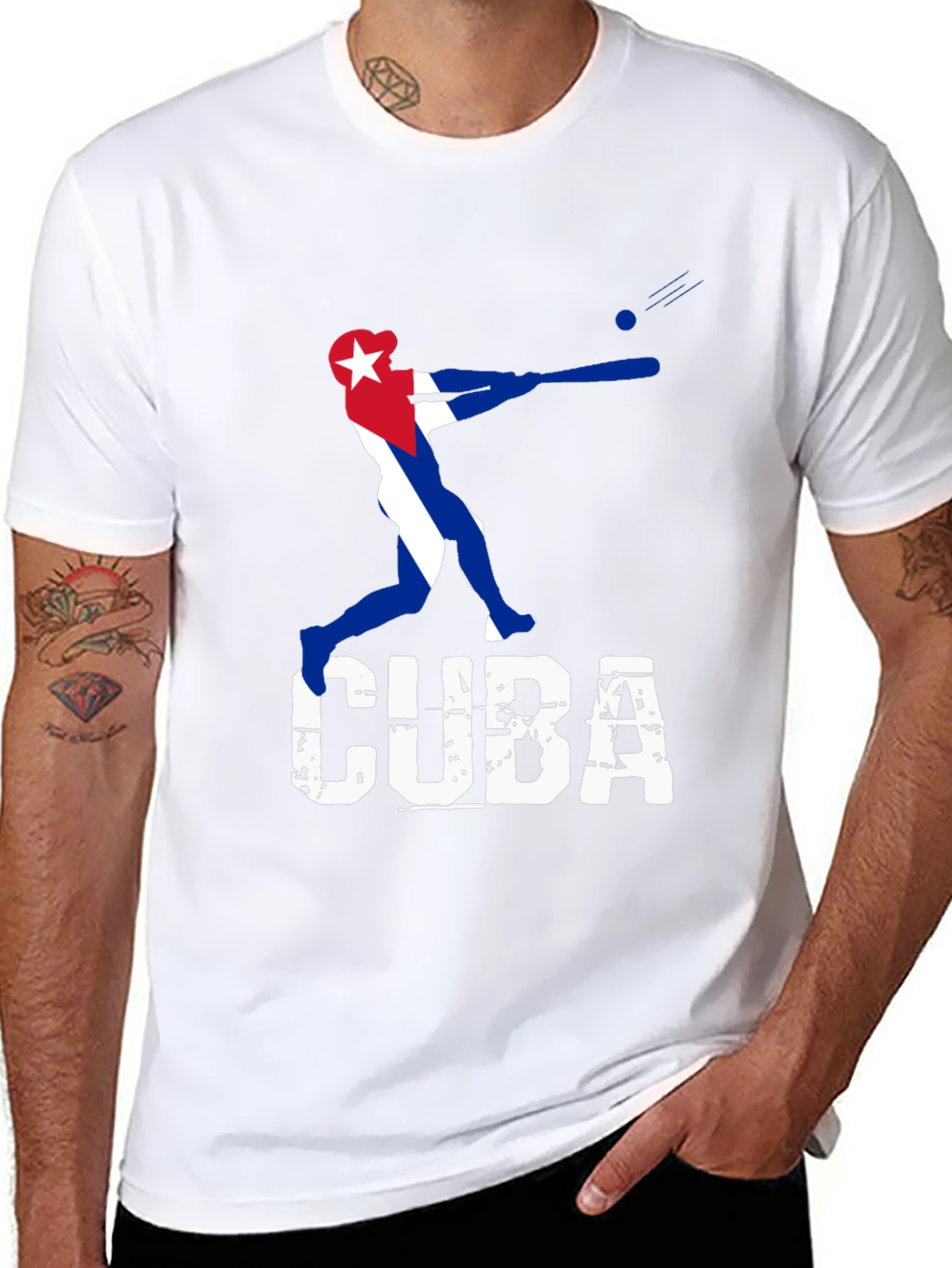 Cuba Baseball Graphic Tee
