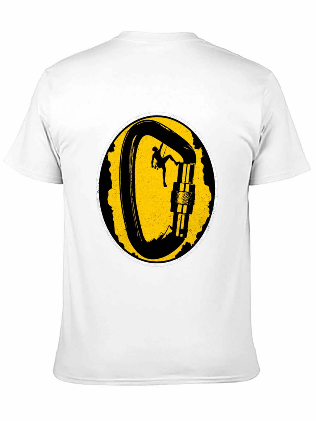 Climbing Carabiner Graphic T-Shirt - Black