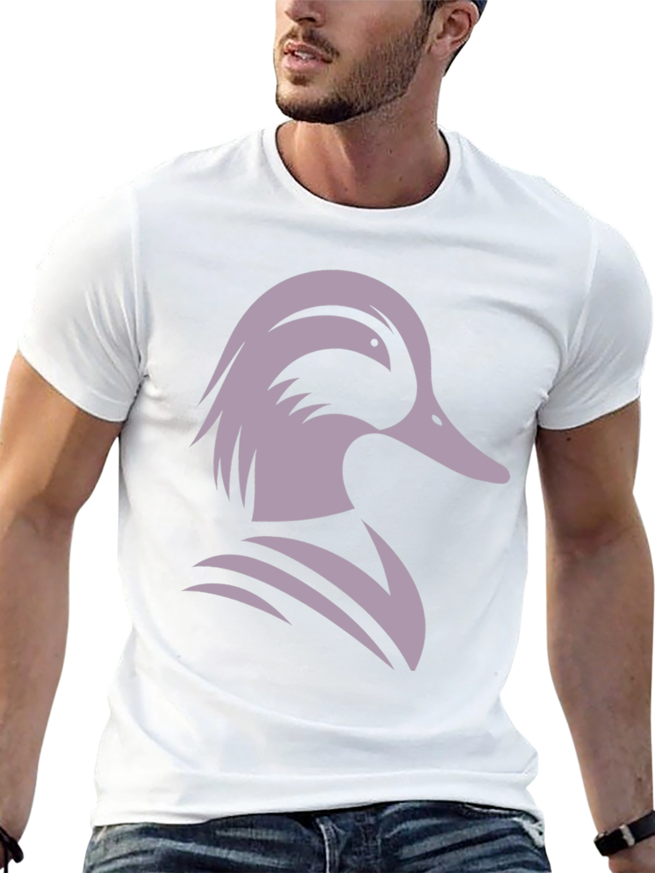 Duck Graphic Tee - Cool Casual Black T-Shirt