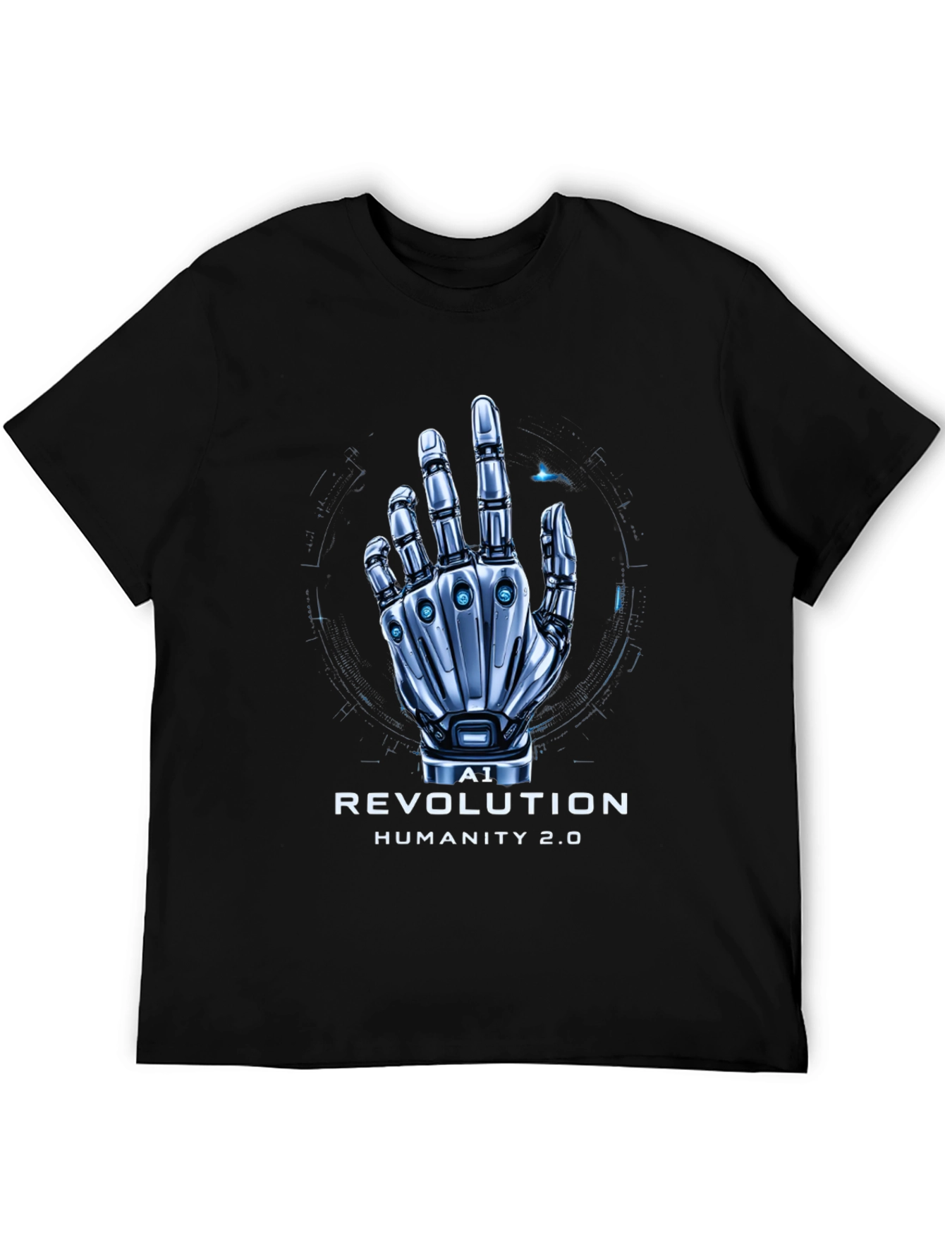 AI Revolution T-Shirt | Futuristic Robot Hand Design