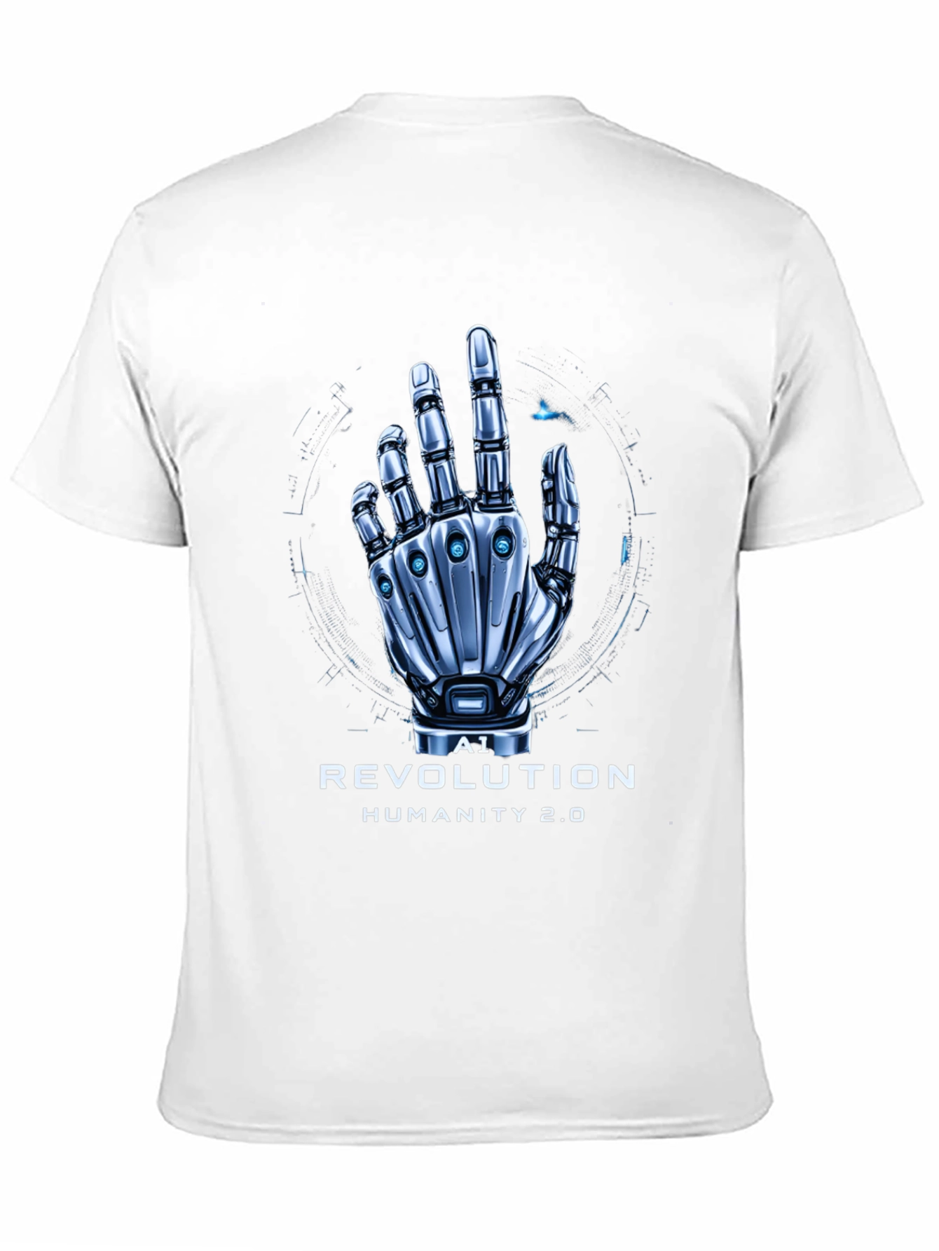 AI Revolution T-Shirt | Futuristic Robot Hand Design