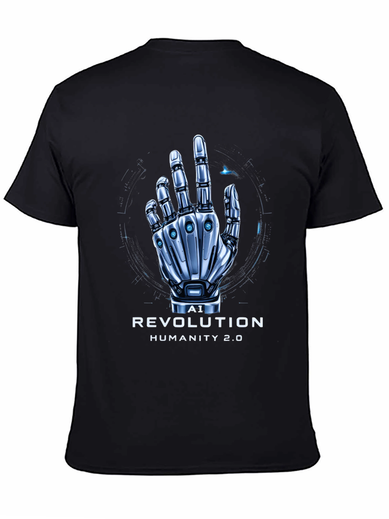 AI Revolution T-Shirt | Futuristic Robot Hand Design
