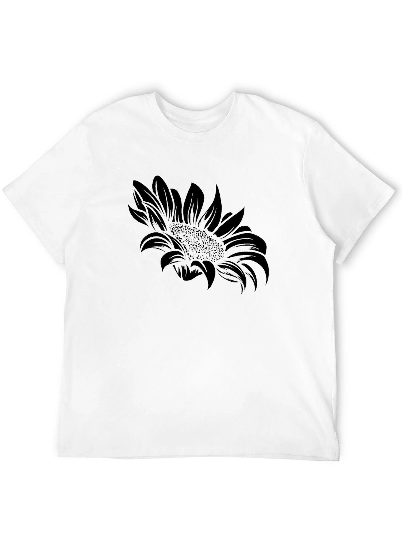 Black Sunflower Graphic Tee | Stylish Casual Wear
