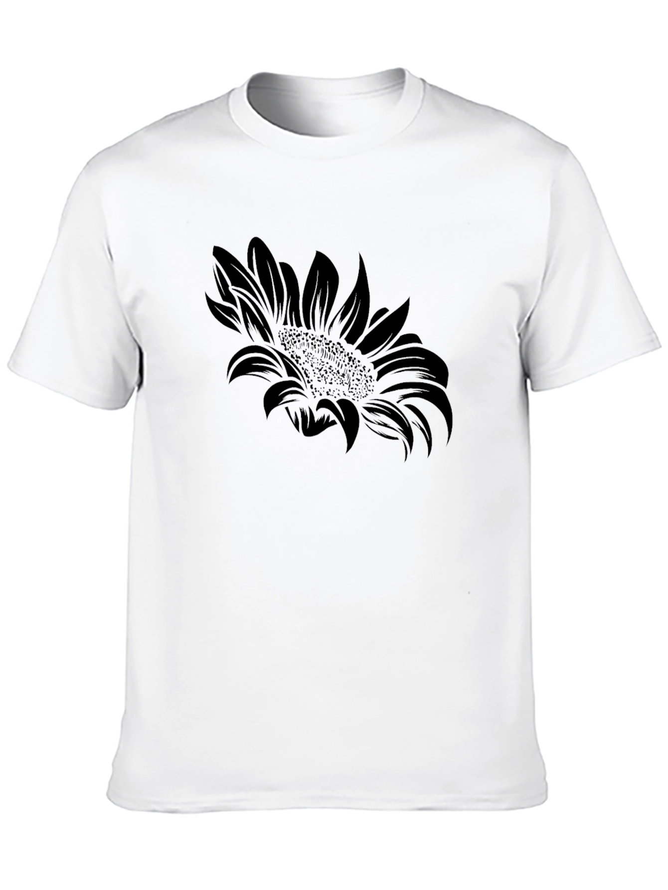 Black Sunflower Graphic Tee | Stylish Casual Wear