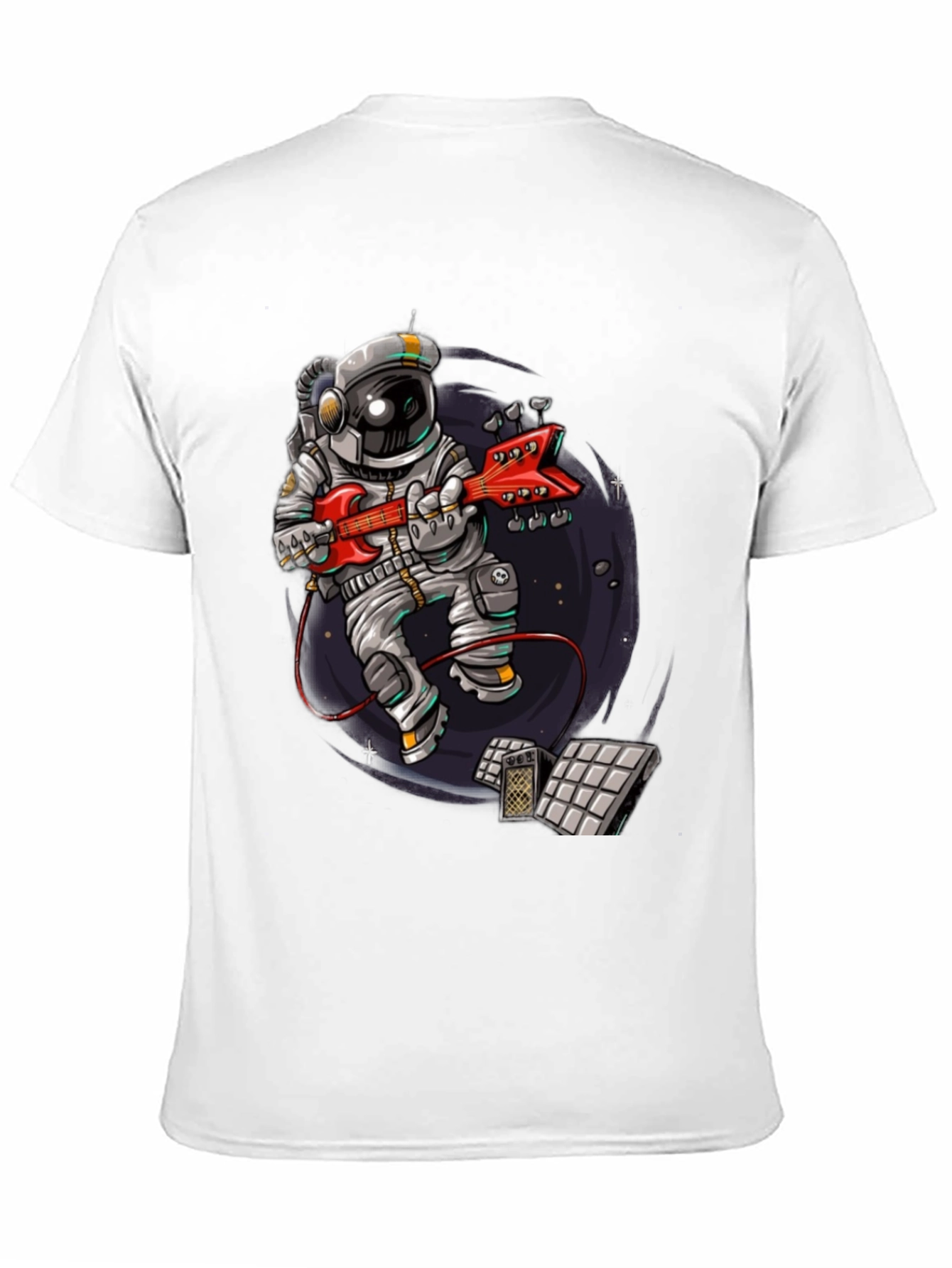 Astronaut Guitar Player Graphic Tee