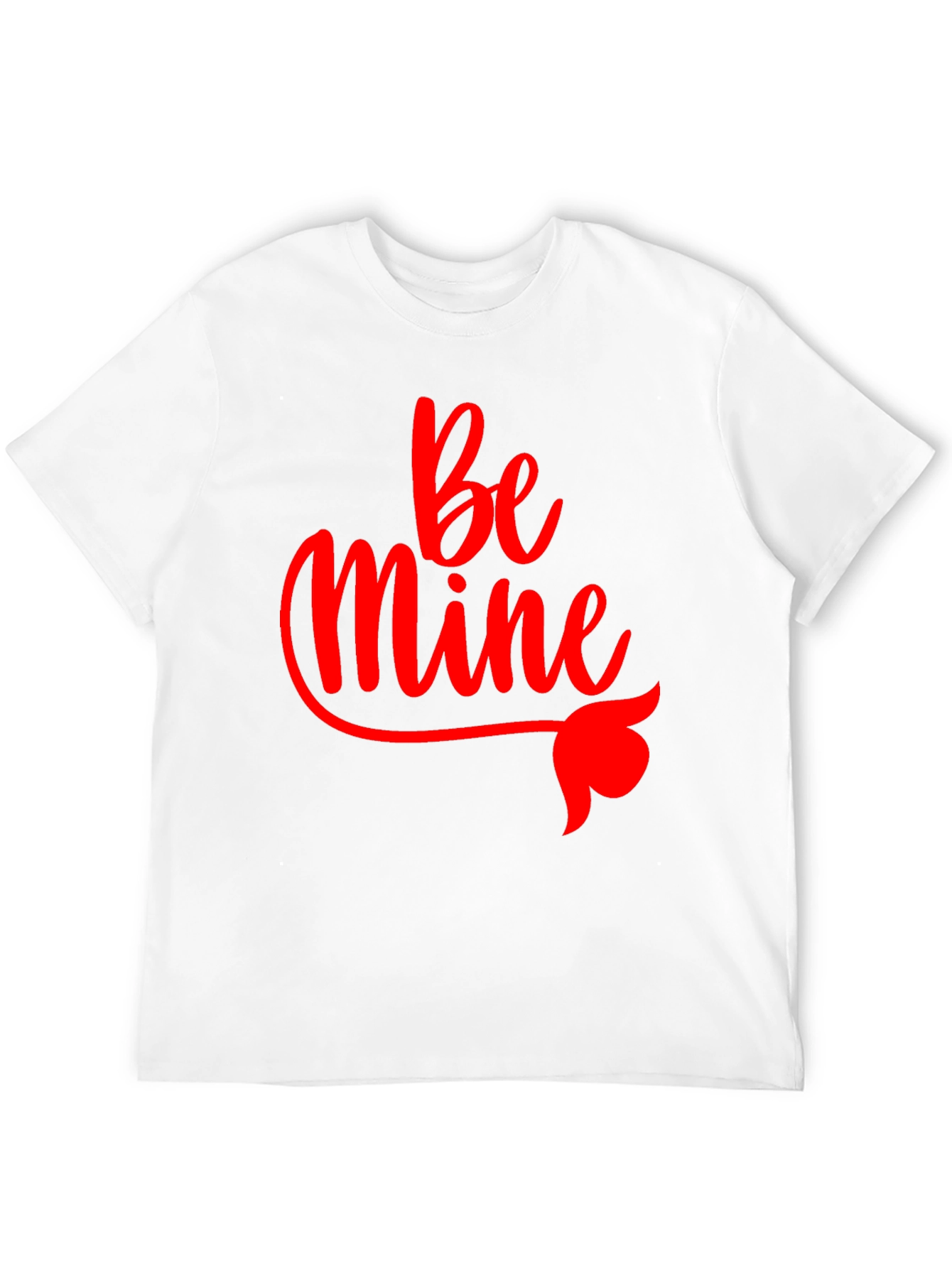 Be Mine Valentines Day Black T-Shirt