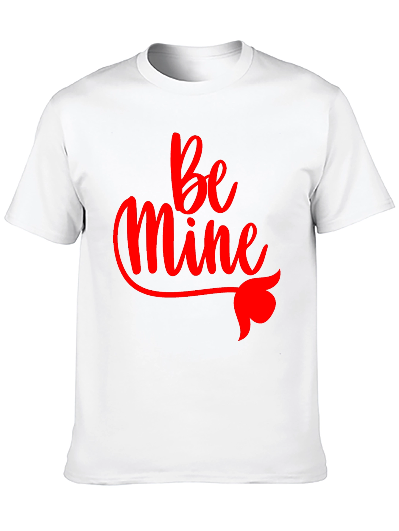 Be Mine Valentines Day Black T-Shirt