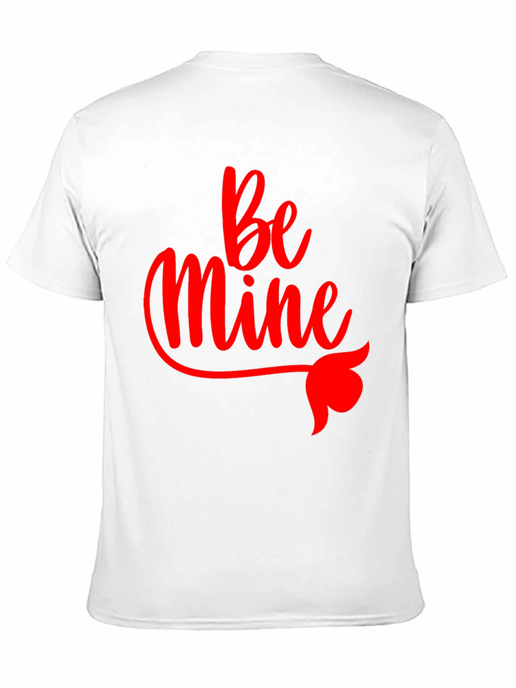 Be Mine Valentines Day Black T-Shirt