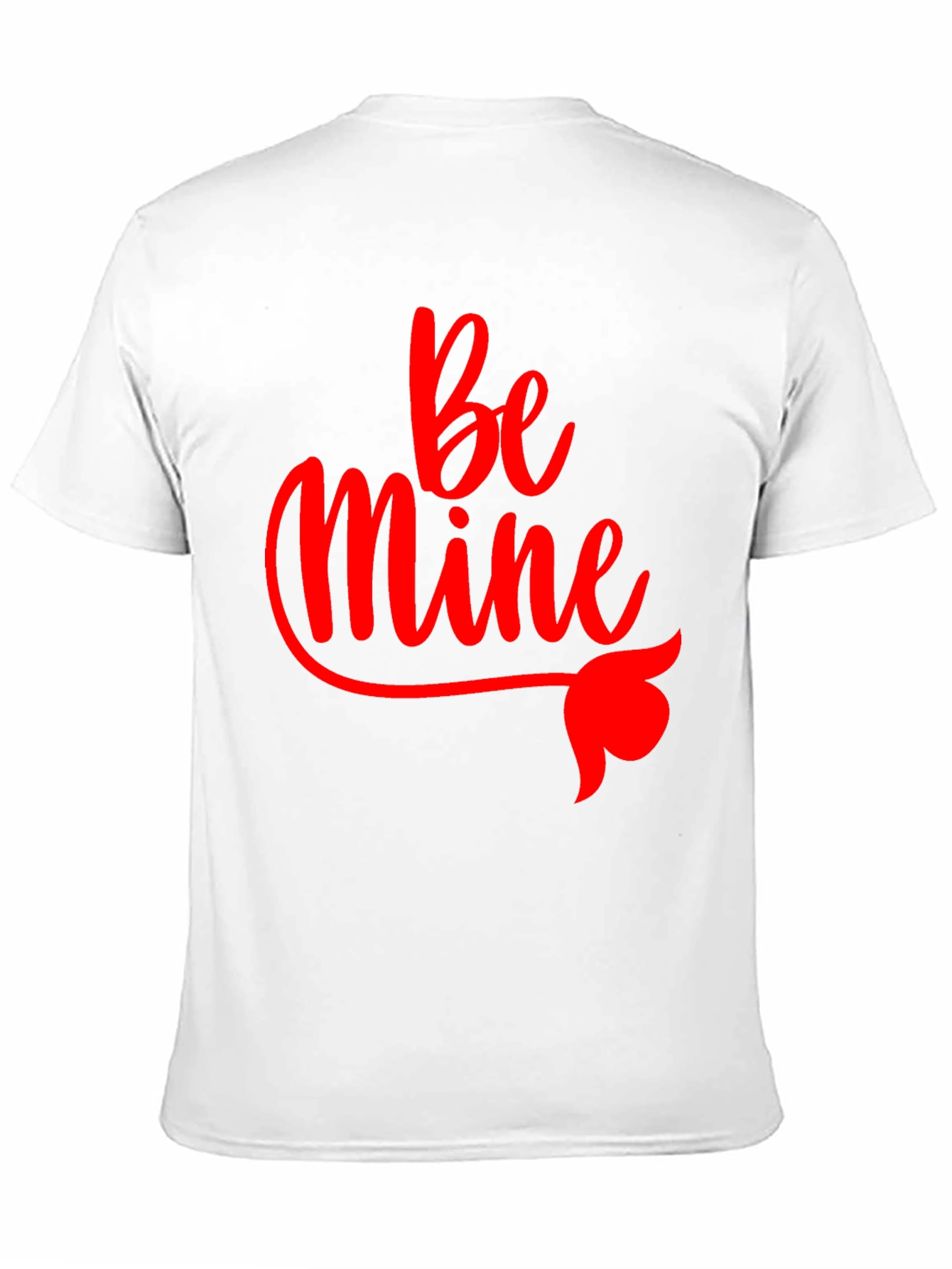 Be Mine Valentines Day Black T-Shirt