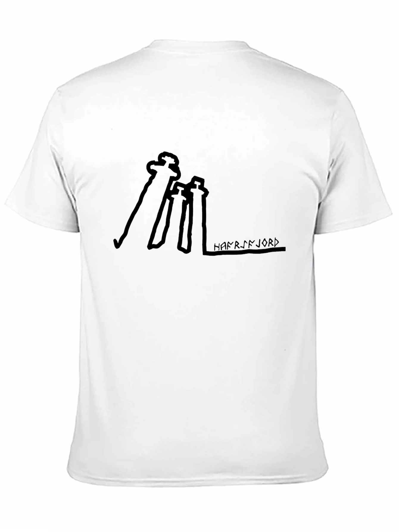 Hafrsfjord Swords T-Shirt - Black Graphic Tee