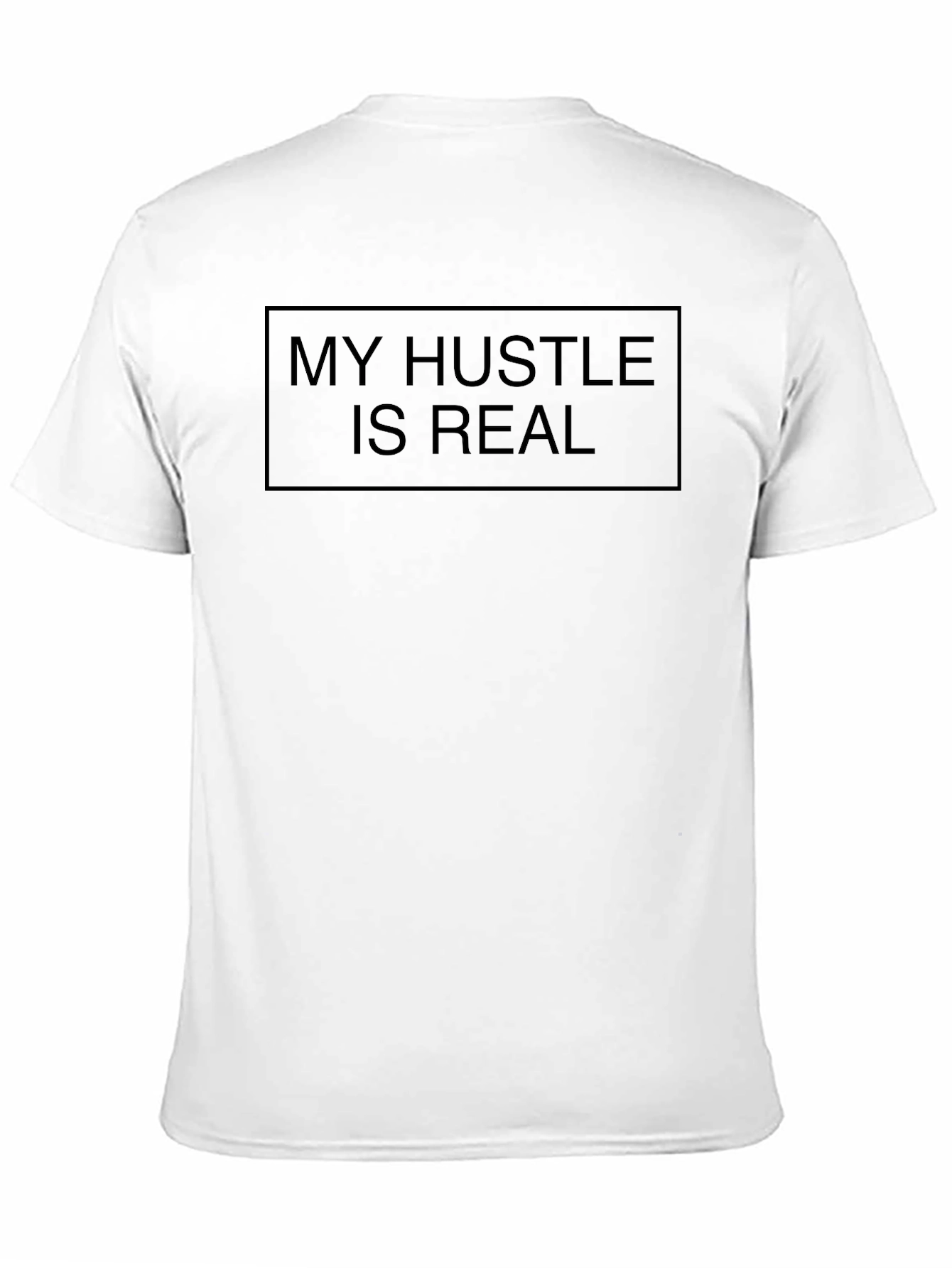 My Hustle is Real - Black Graphic Tee