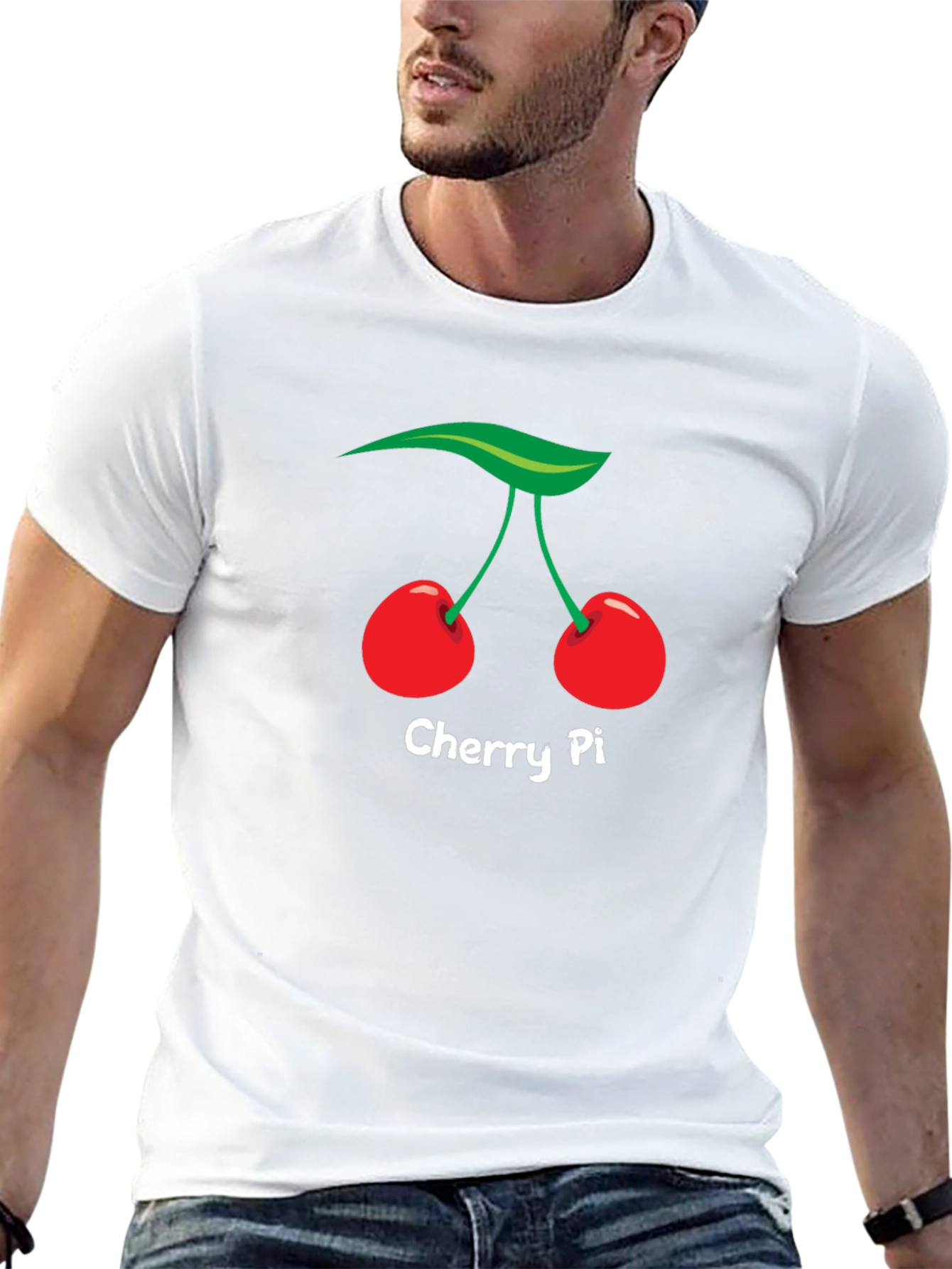 Cherry Pi Graphic Tee - Fun Pun T-Shirt