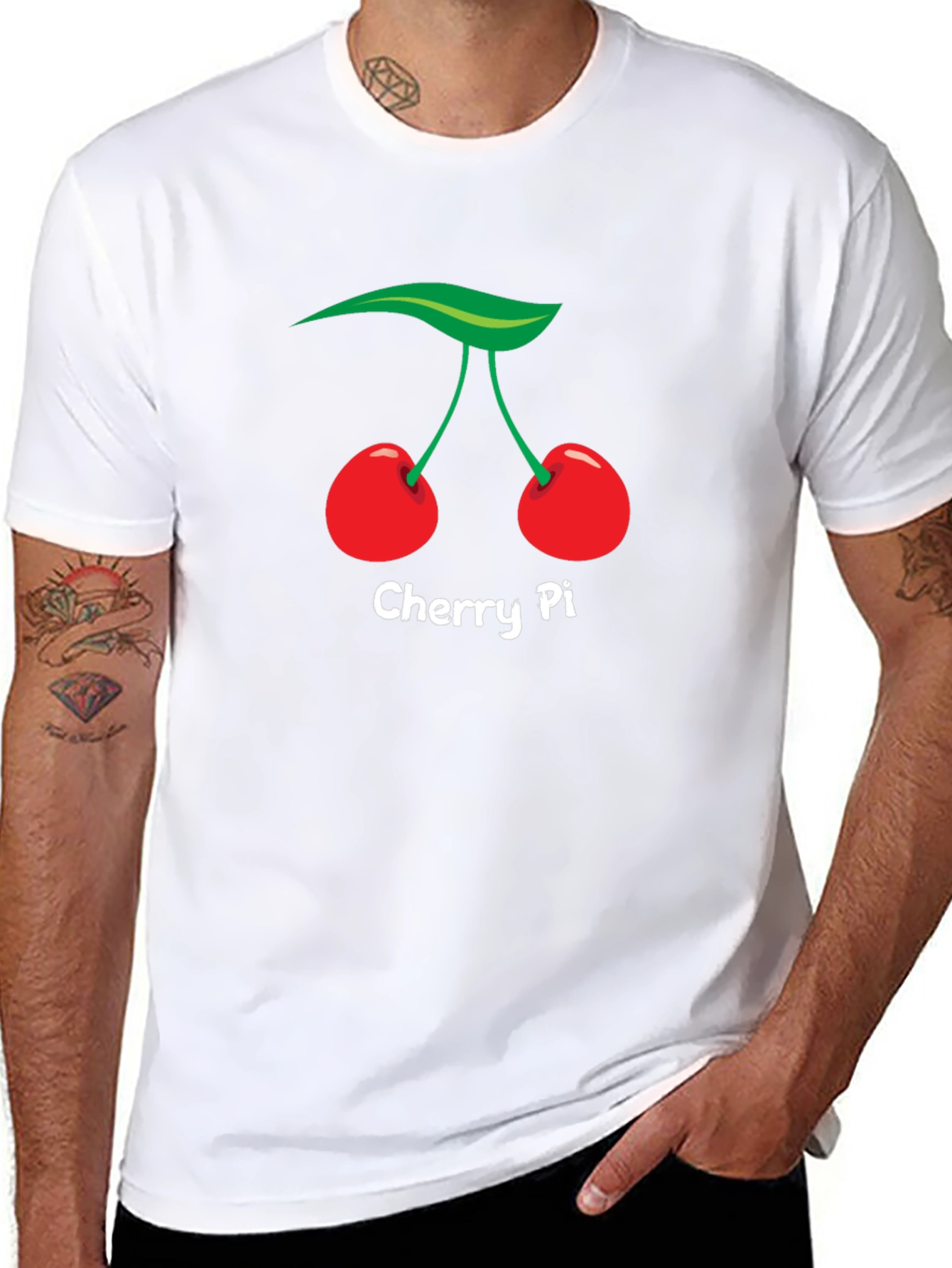 Cherry Pi Graphic Tee - Fun Pun T-Shirt