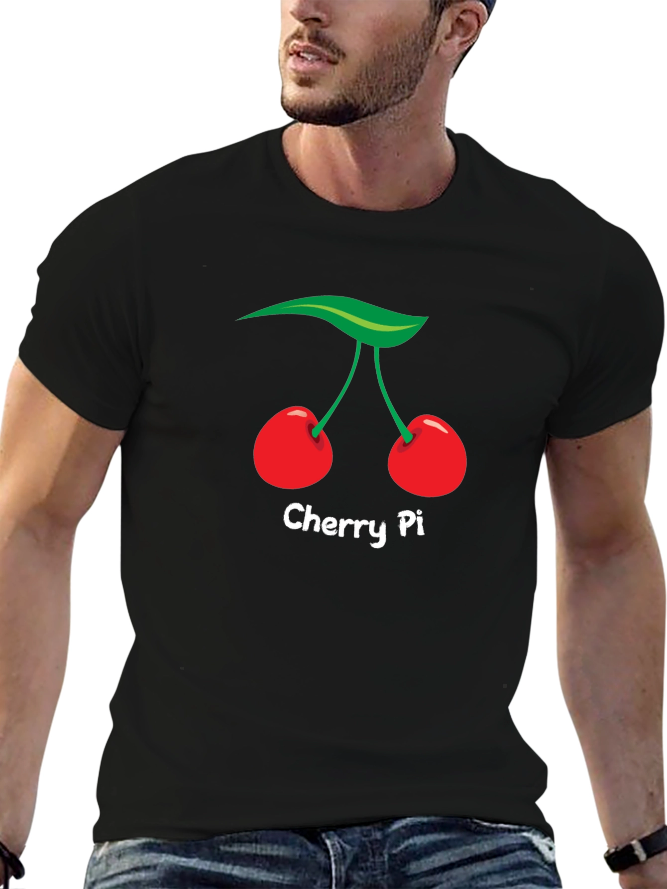 Cherry Pi Graphic Tee - Fun Pun T-Shirt