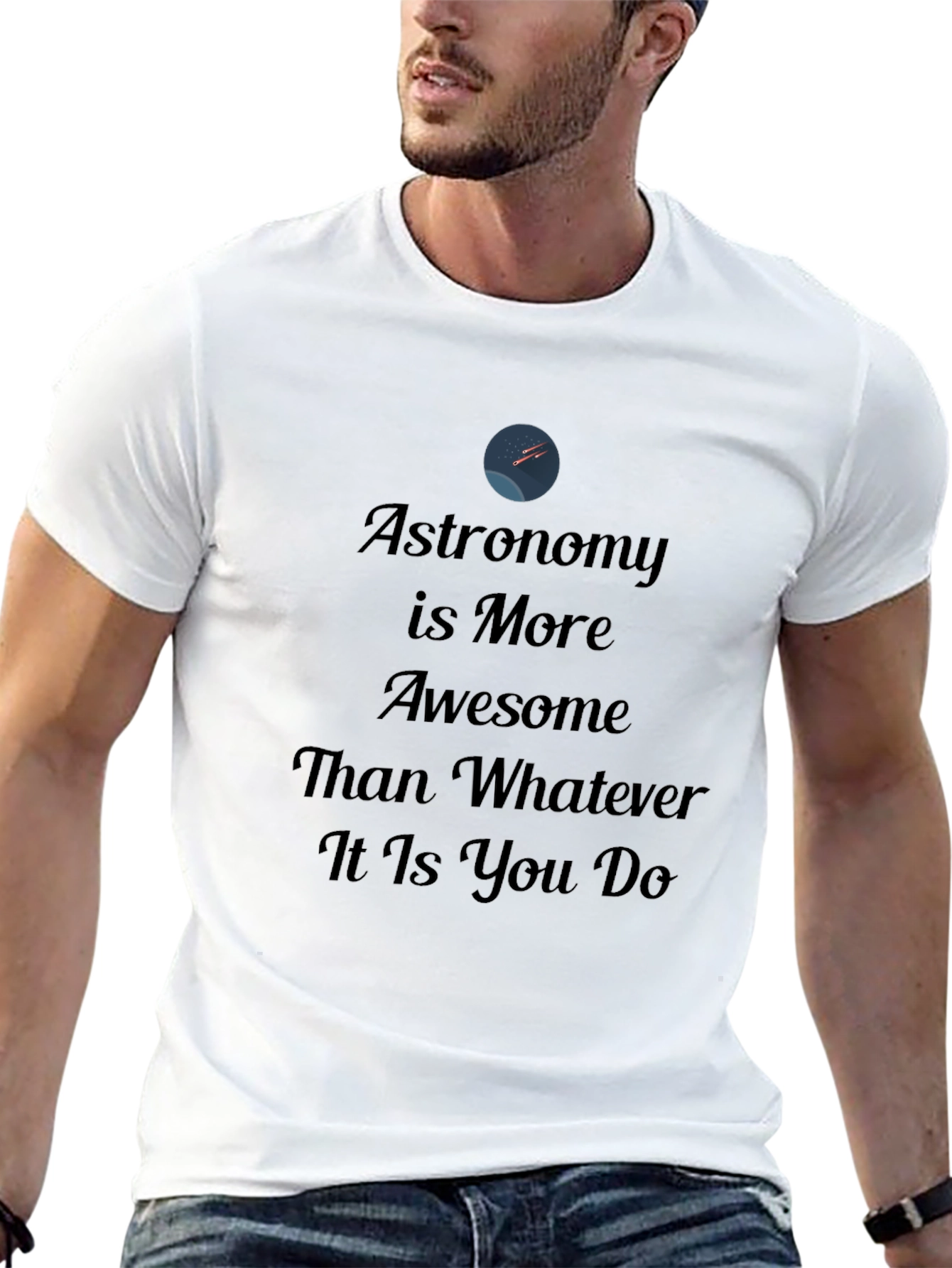 Astronomy is More Awesome Graphic Tee