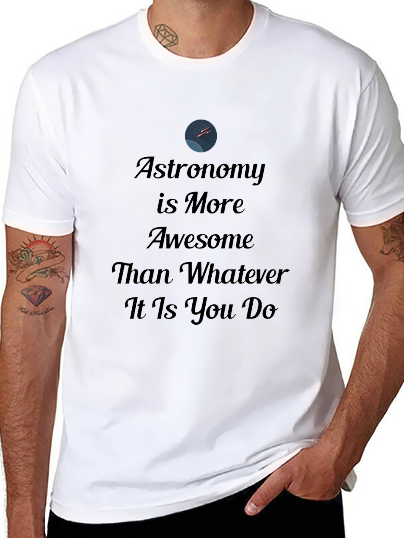 Astronomy is More Awesome Graphic Tee