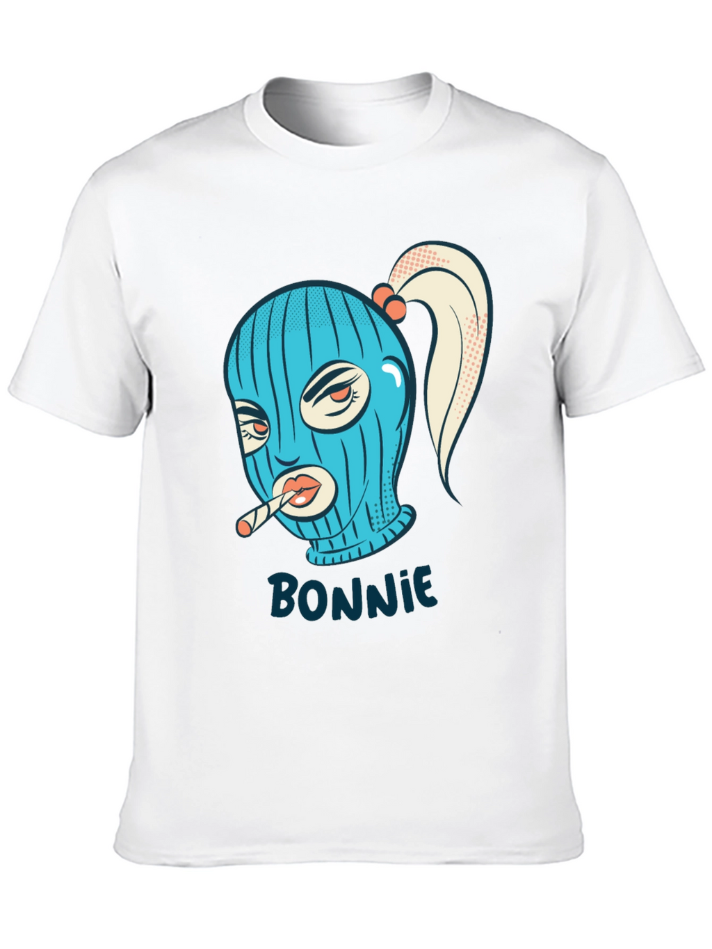 Bonnie Graphic Tee - Black Cotton Blend